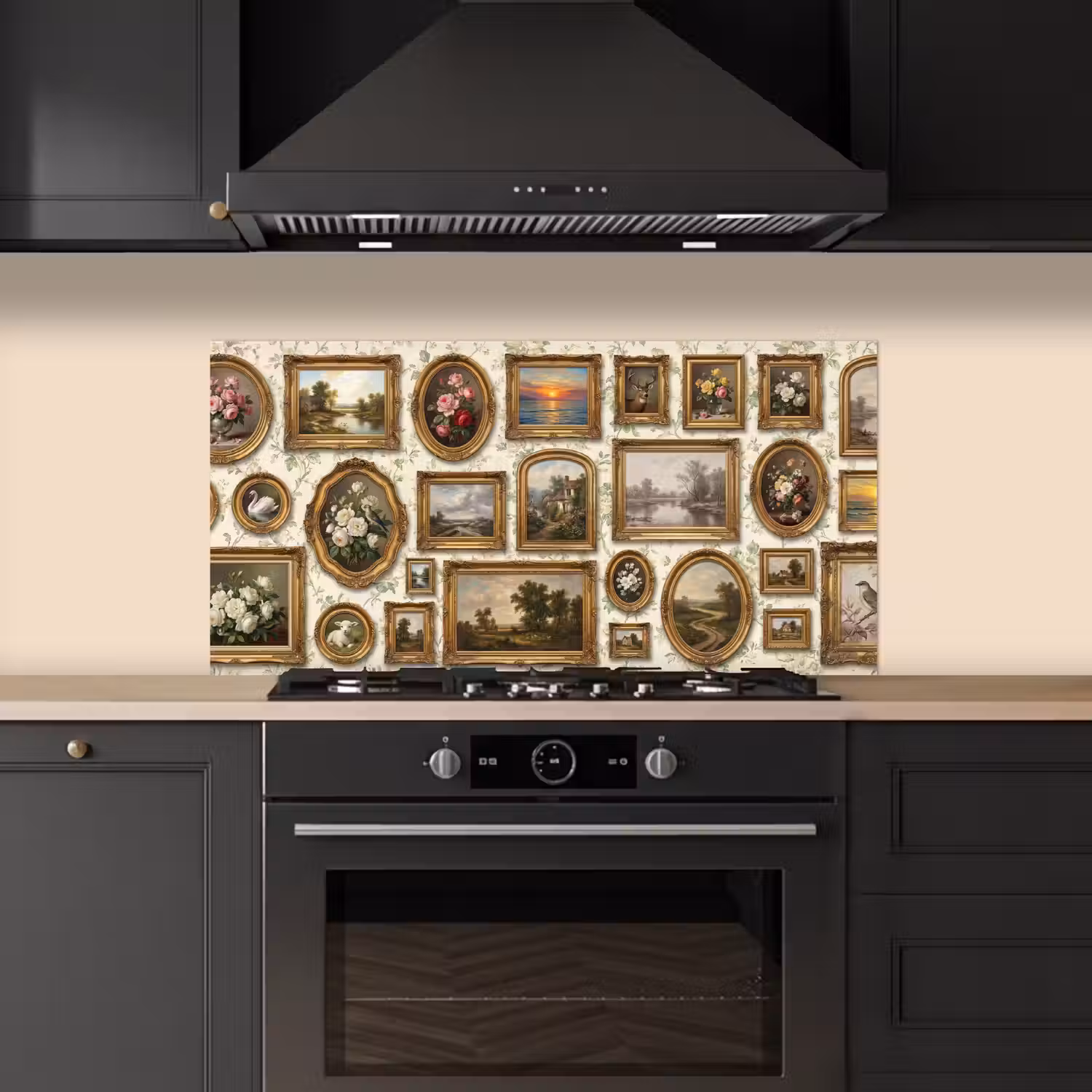 Bloemen - Roze - Stilleven - Klassiek keuken achterwand spatscherm middel -sfeer1