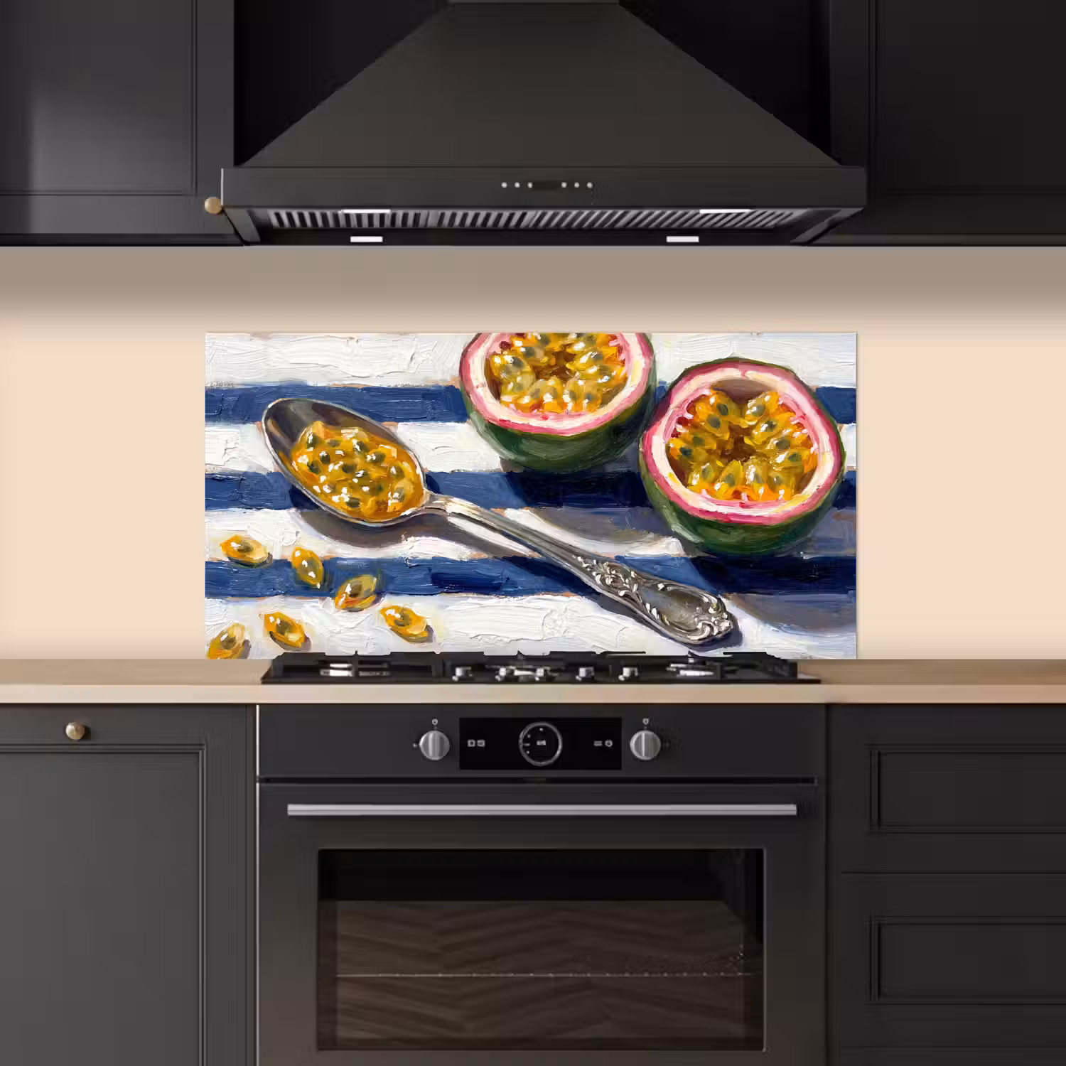 Eten - Passievrucht - Tropisch - Modern - Kleurrijk keuken achterwand spatscherm middel -sfeer1