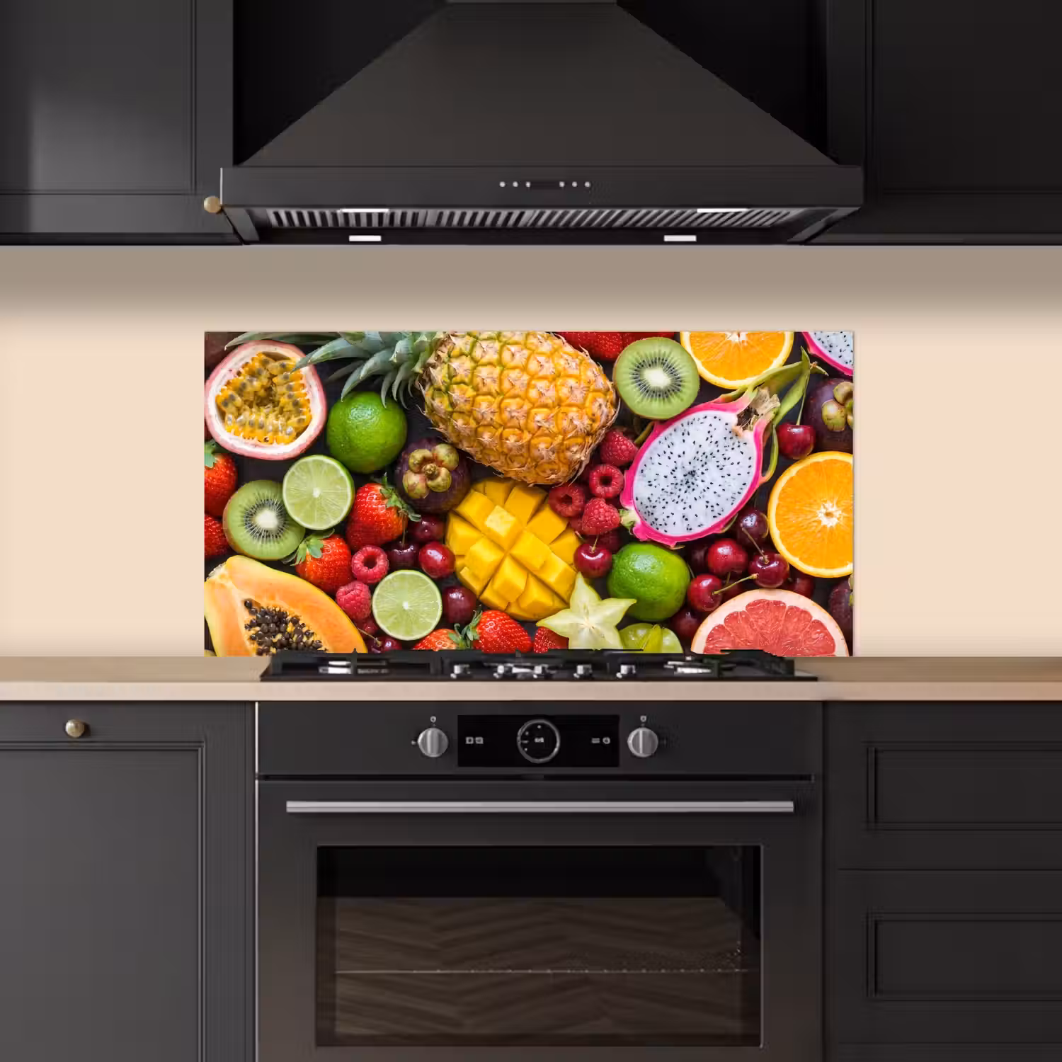 Fruit - Assortiment - Vers - Gezond - Kleurrijk keuken achterwand spatscherm middel -sfeer1