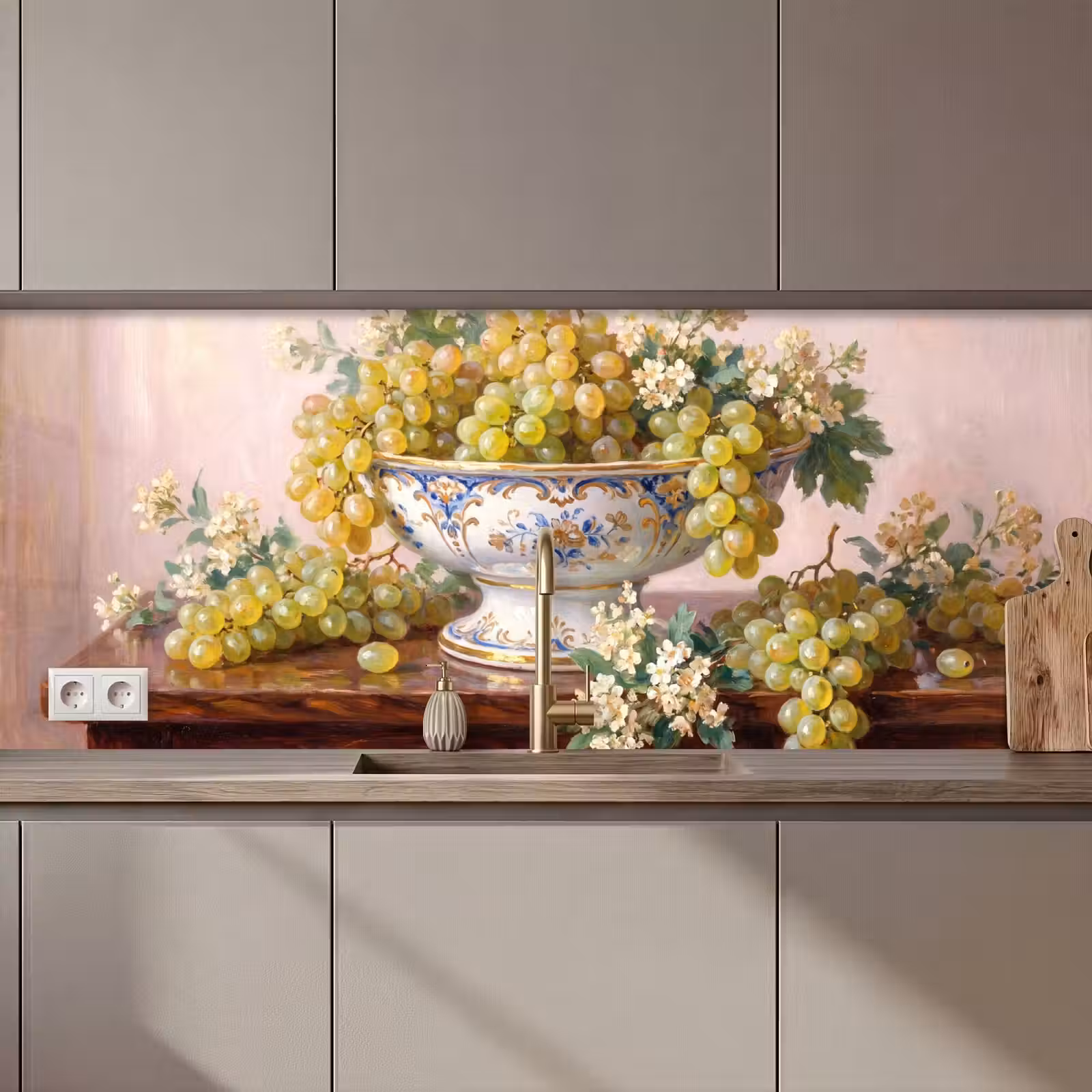 Kitchen Wall Splashback - Fruit - Still Life - Classic - Fruit - Stilleven - Klassiek keuken achterwand 2 middel zz_3dshopping