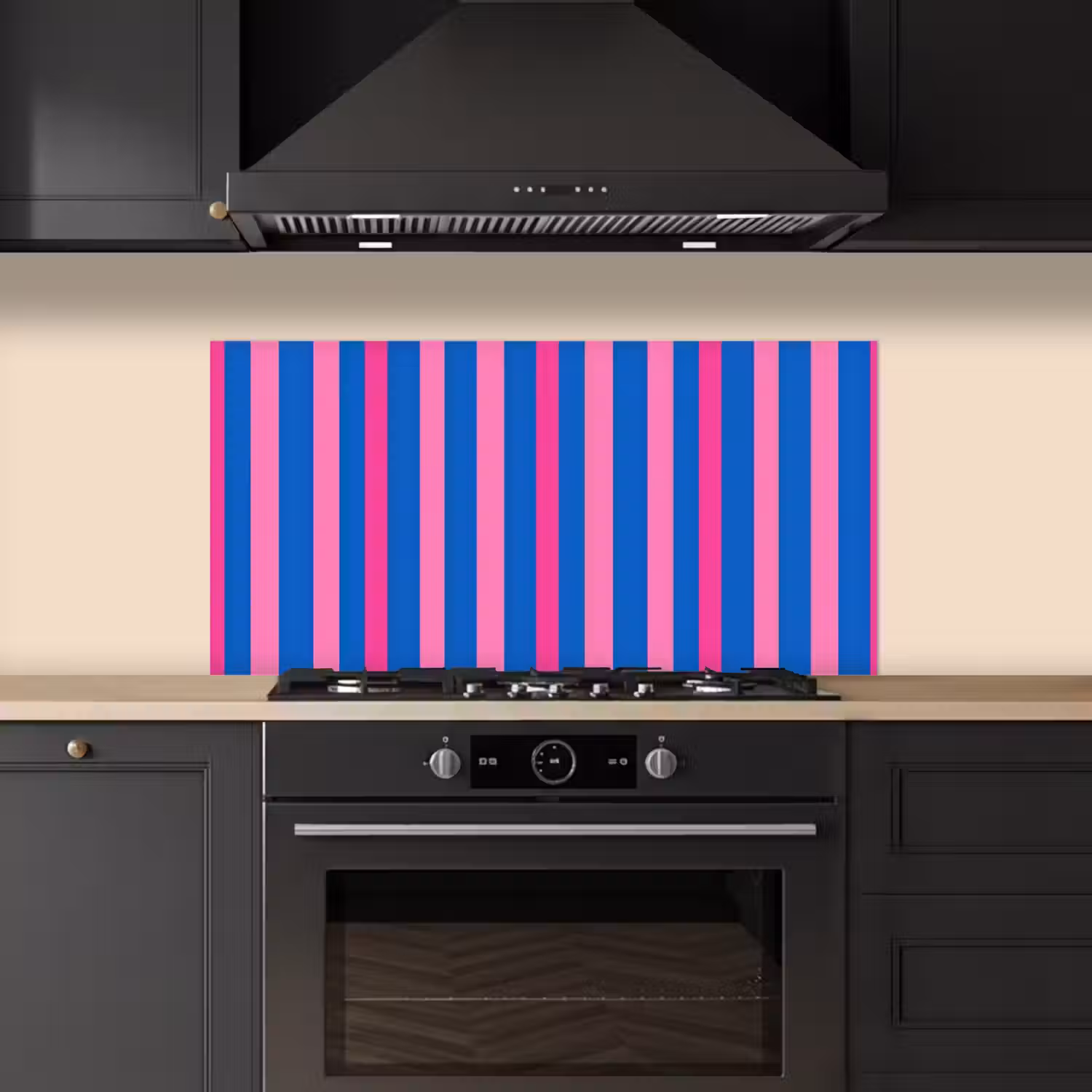 Modern - Optisch - Roze keuken achterwand spatscherm middel 899 -sfeer1