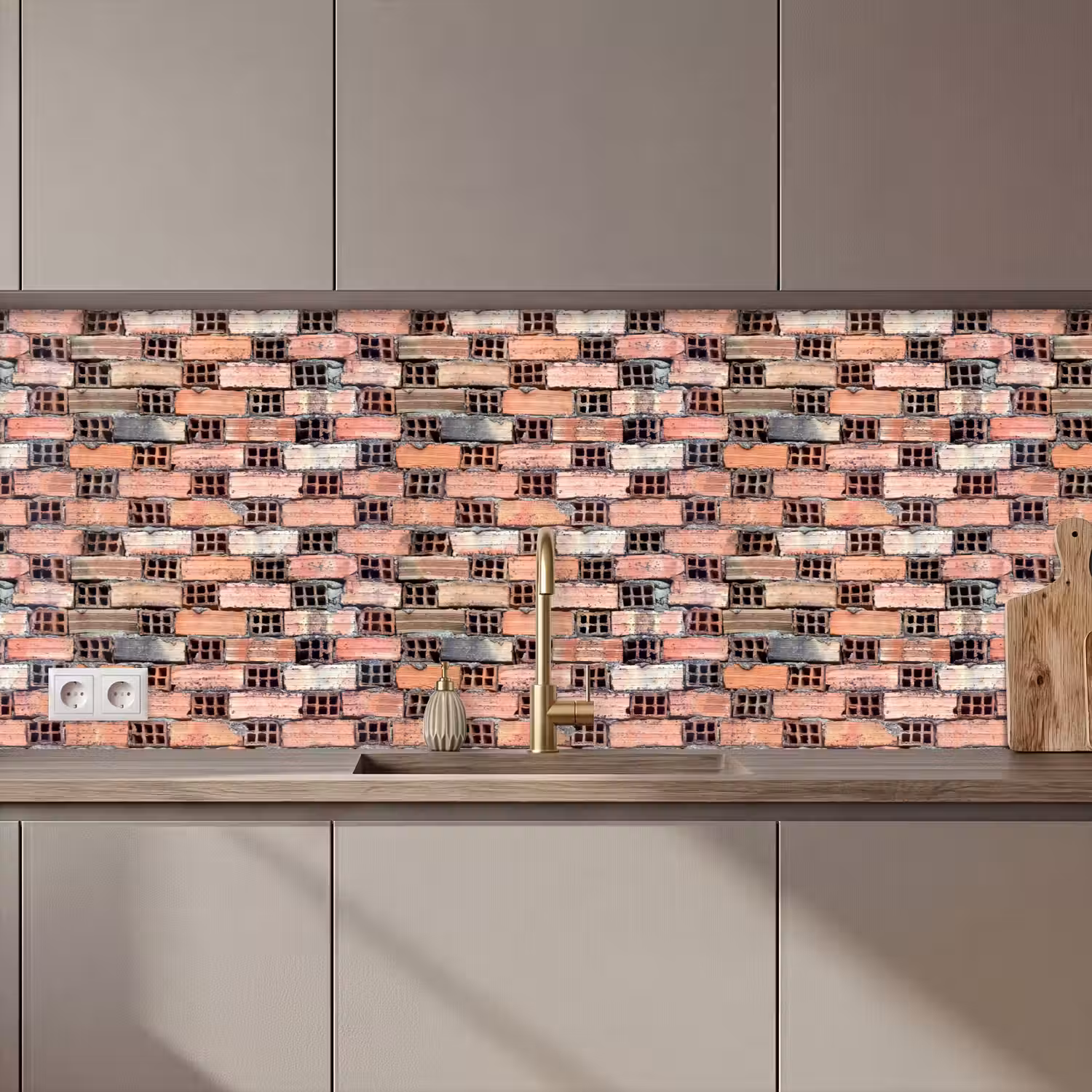 Oud - Stenen - Muur keuken achterwand 2 middel 871 zz_3dshopping