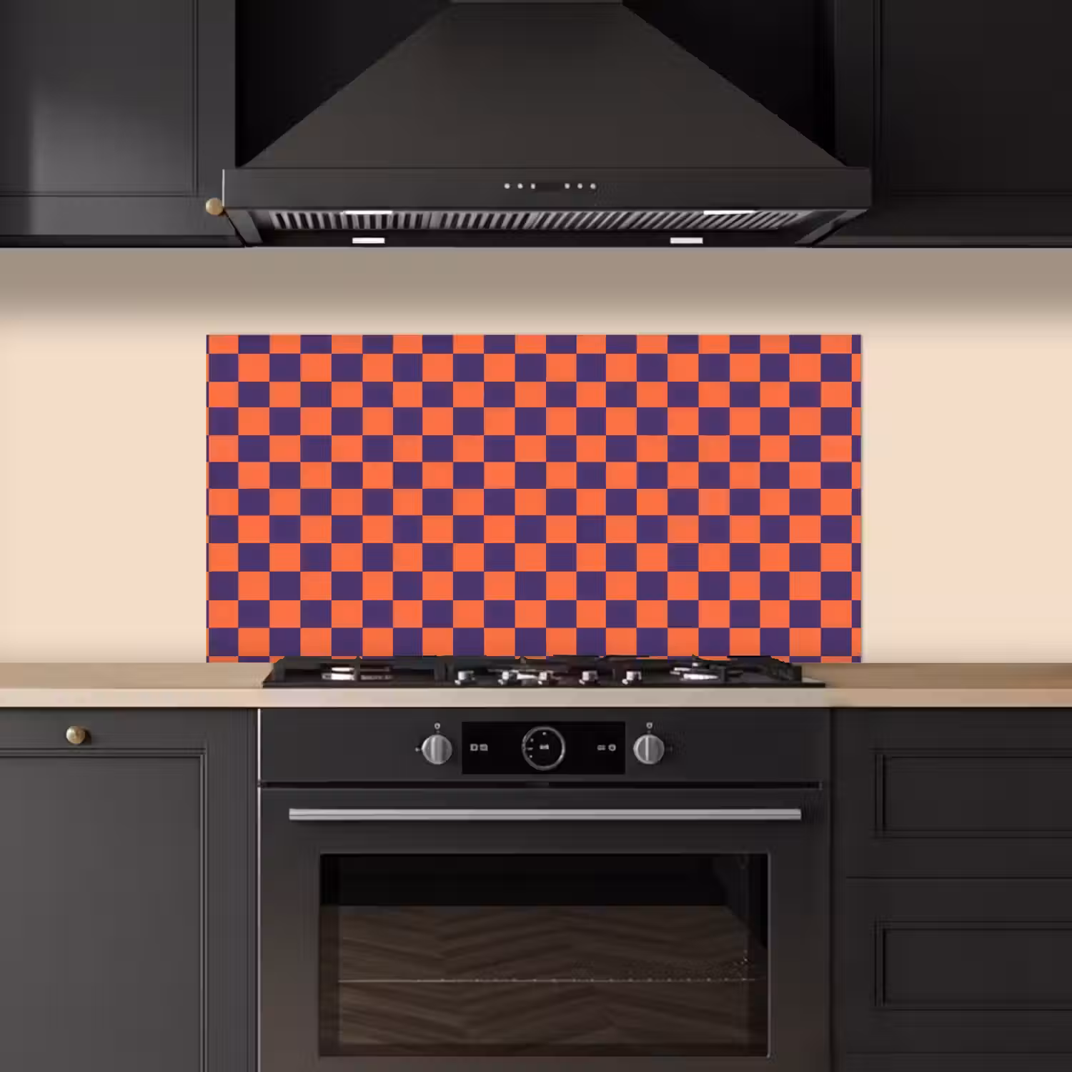 Patroon - Klassiek - Paars keuken achterwand spatscherm middel 899 -sfeer1