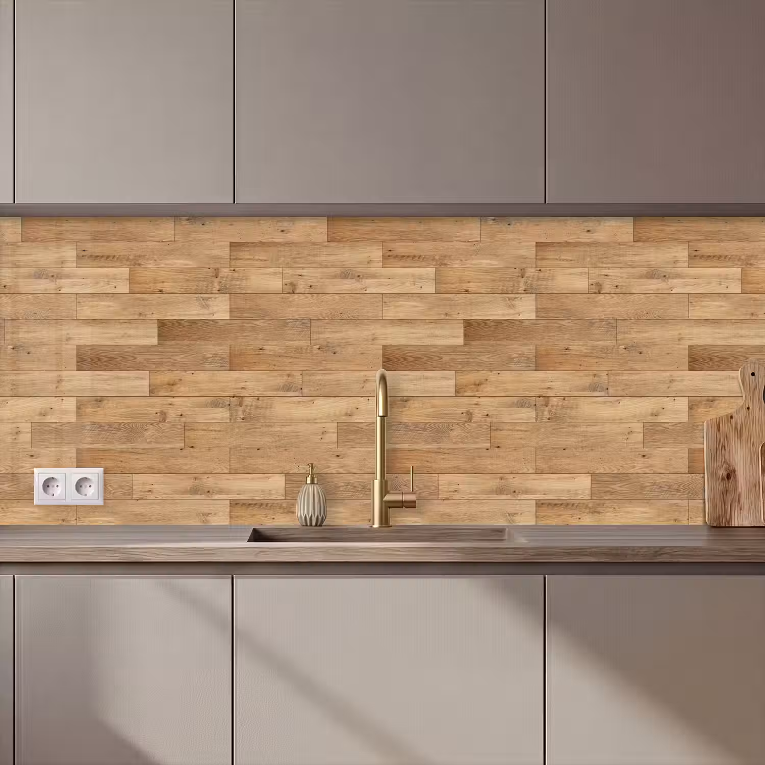 Patroon - Parket - Patronen keuken achterwand 2 middel 871 zz_3dshopping