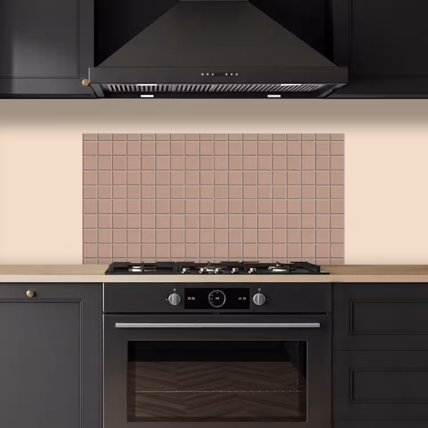 Patroon - Tegel - Oudroze keuken achterwand spatscherm middel 899 -sfeer1