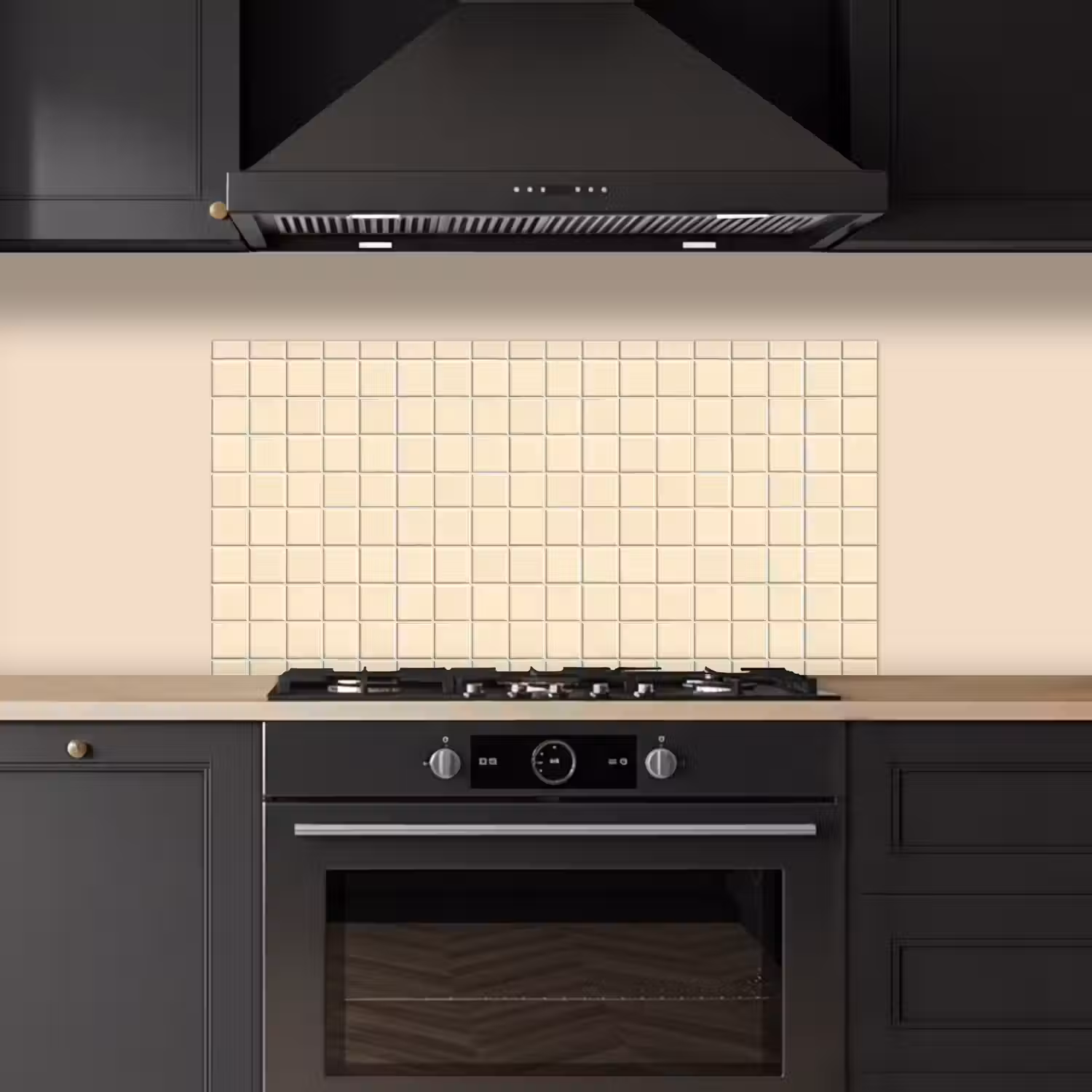 Patroon - Tegels - Gebroken - Wit keuken achterwand spatscherm middel 899 -sfeer1