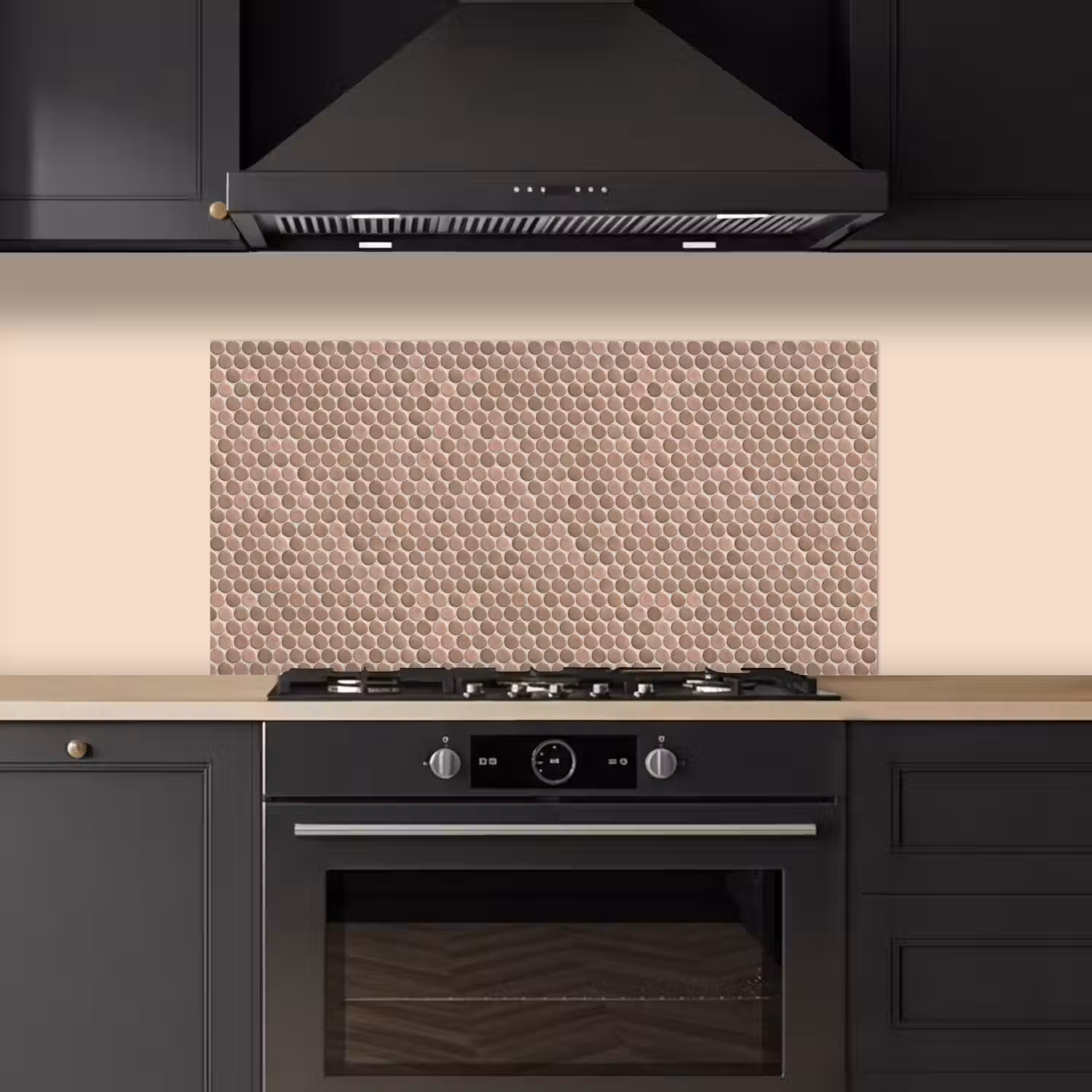 Penny - Mozaïek - Oudroze - Terracotta keuken achterwand spatscherm middel 899 -sfeer1