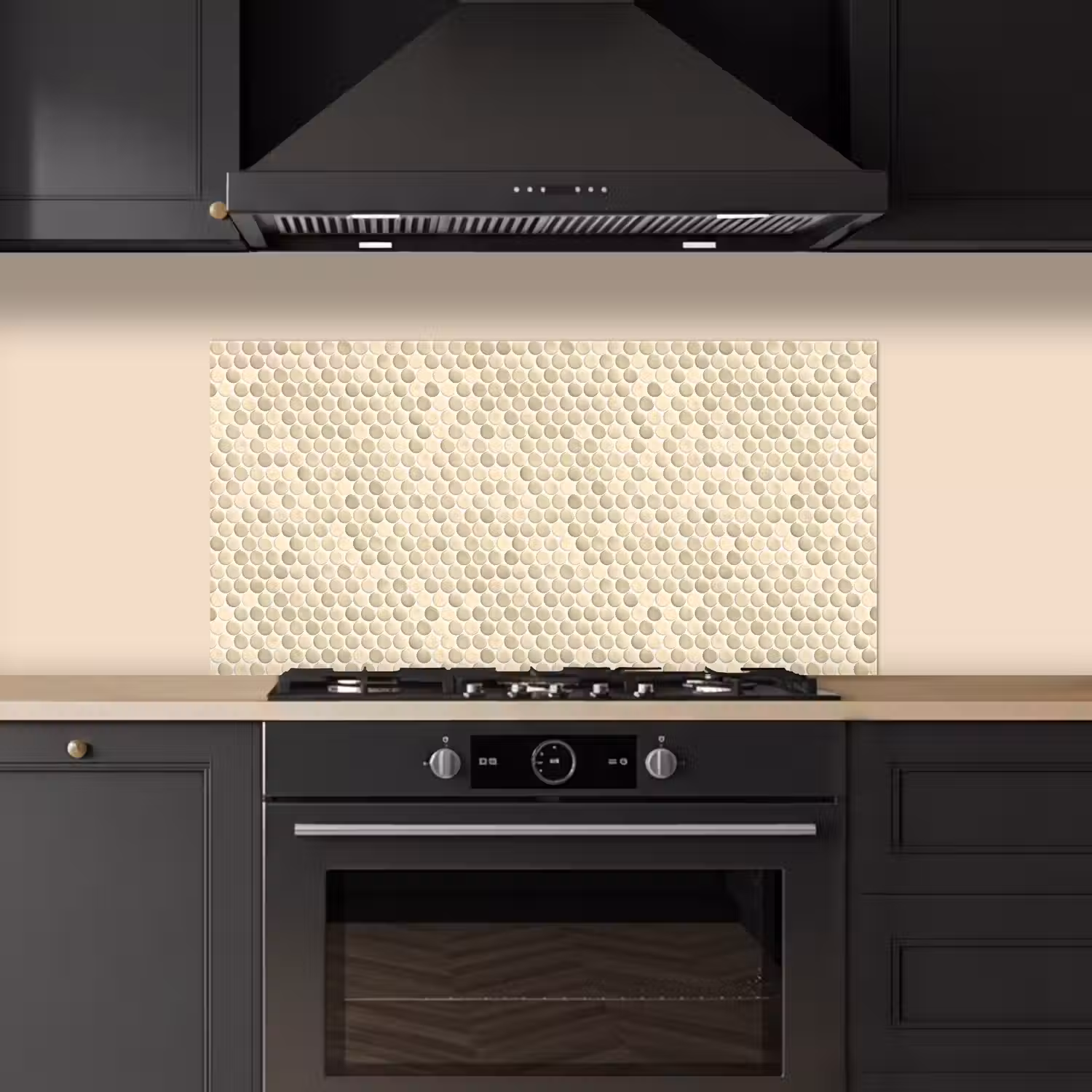 Penny - Mozaïek - Zand keuken achterwand spatscherm middel 899 -sfeer1