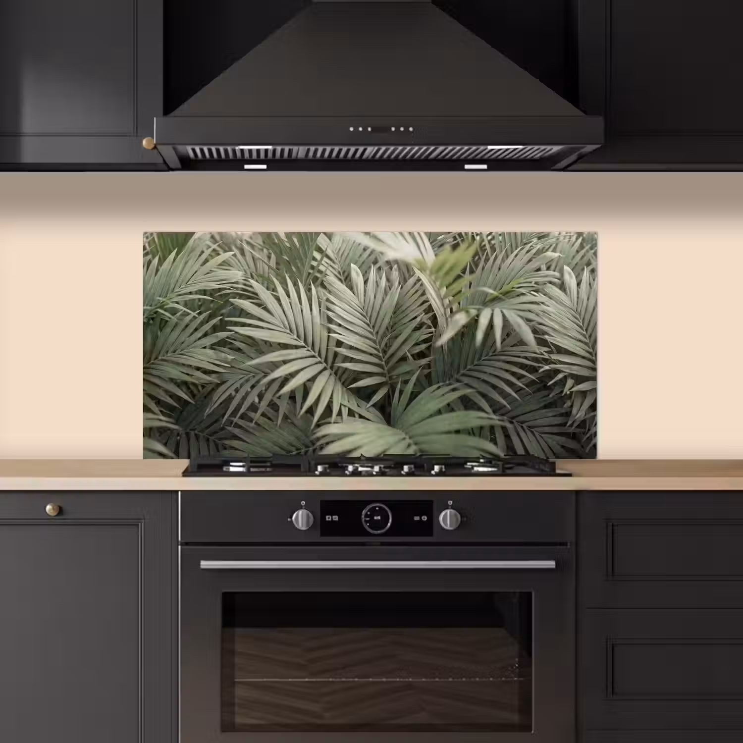 Plant - Palmbladeren - Natuur - Groen keuken achterwand spatscherm middel -sfeer1
