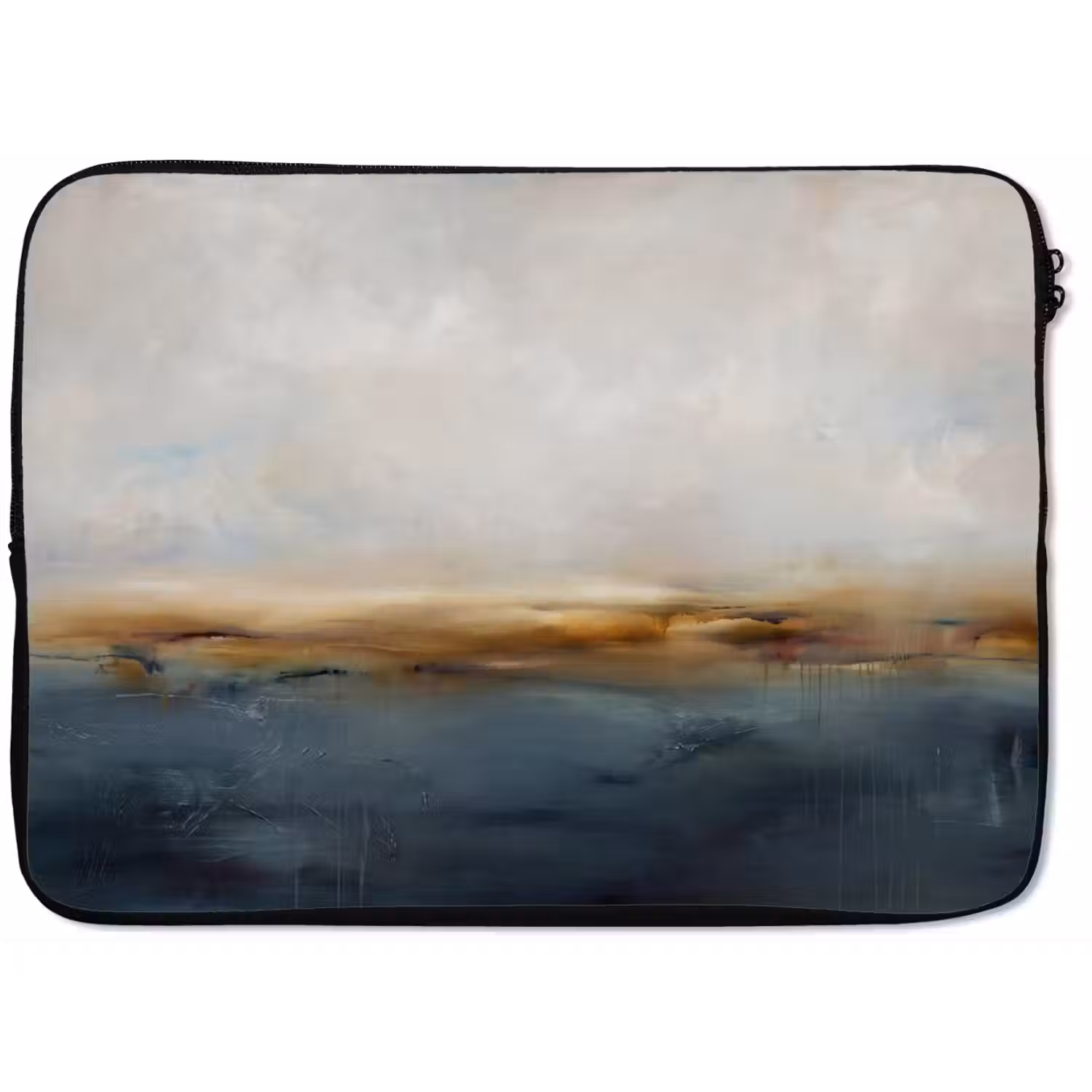 Abstract - Horizon - Water - Modern - Beige laptophoes neopreen klein -zkaufland3dotto