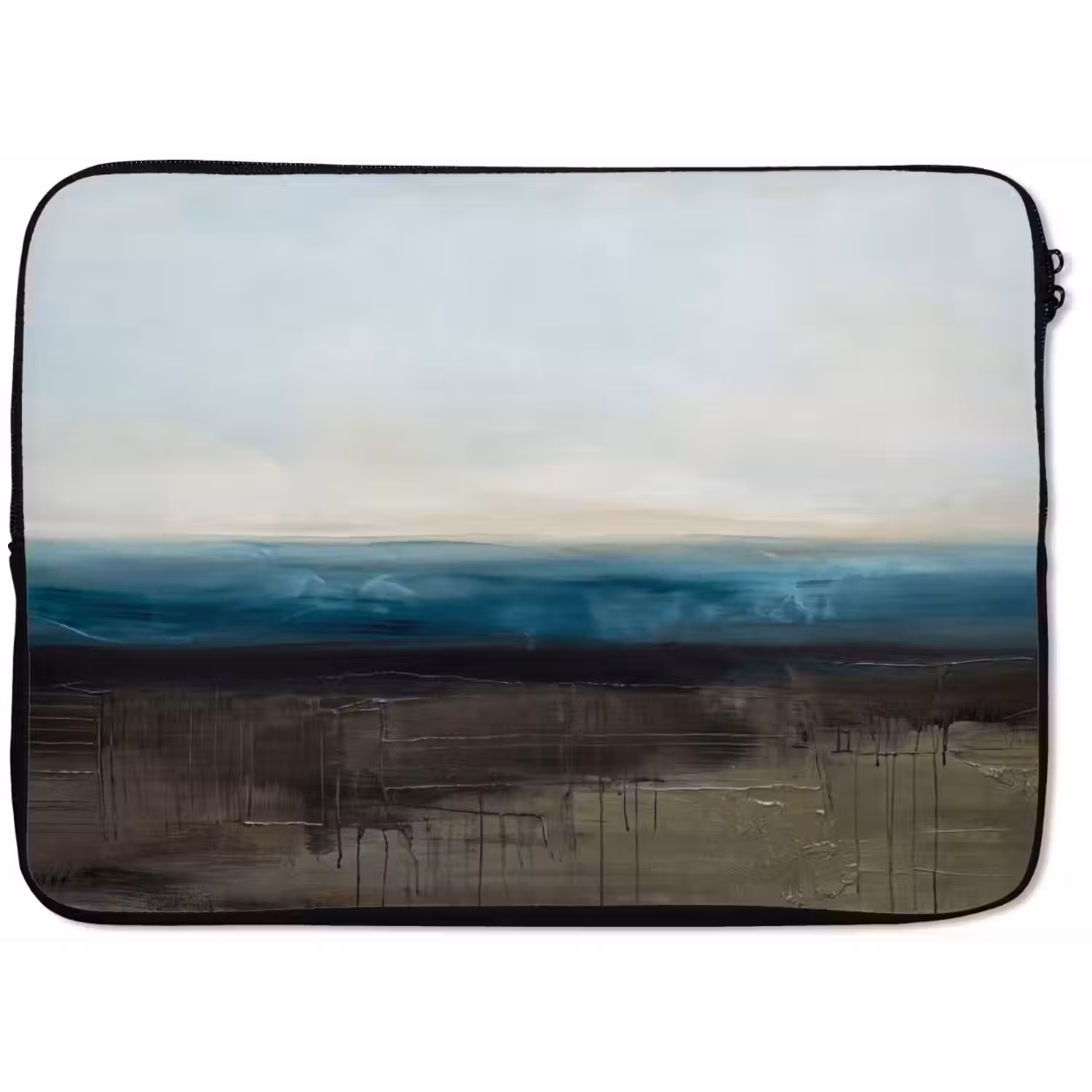 Abstract - Landschap - Horizon - Blauw - Modern laptophoes neopreen klein -zkaufland3dotto