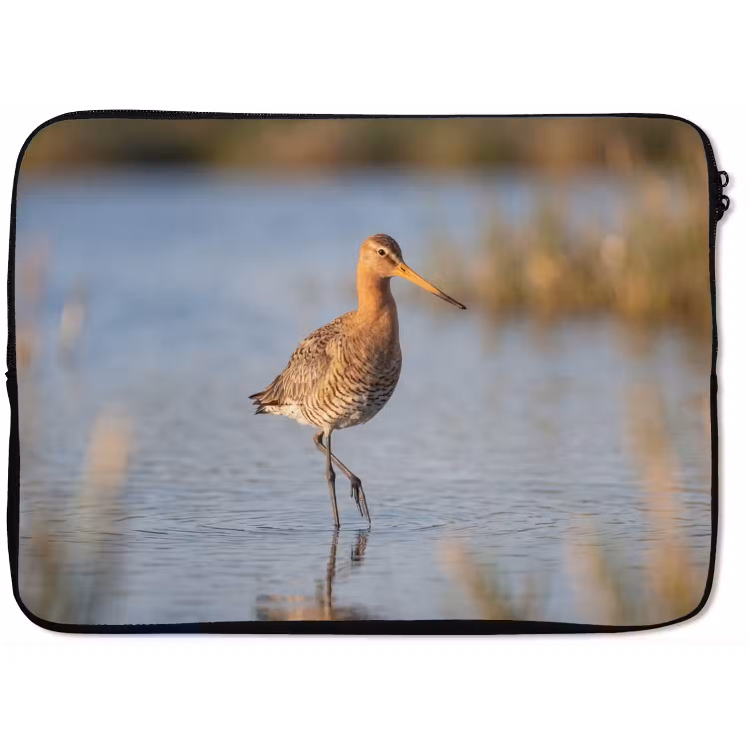 Vogel - Steltloper - Water - Natuur laptophoes neopreen klein -zkaufland3dotto