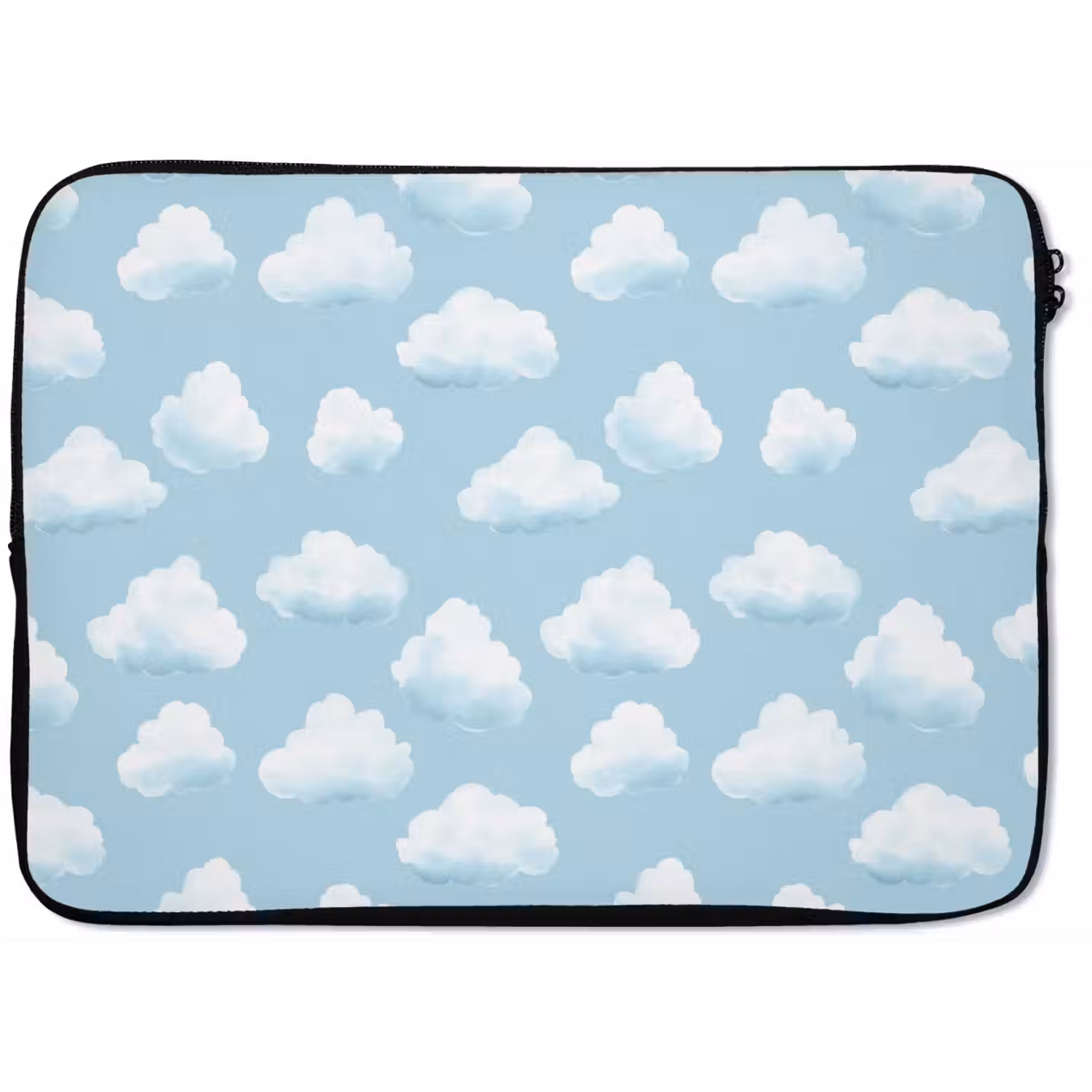Wolken - Illustratie - Blauw laptophoes neopreen klein 279 -zkaufland3dotto