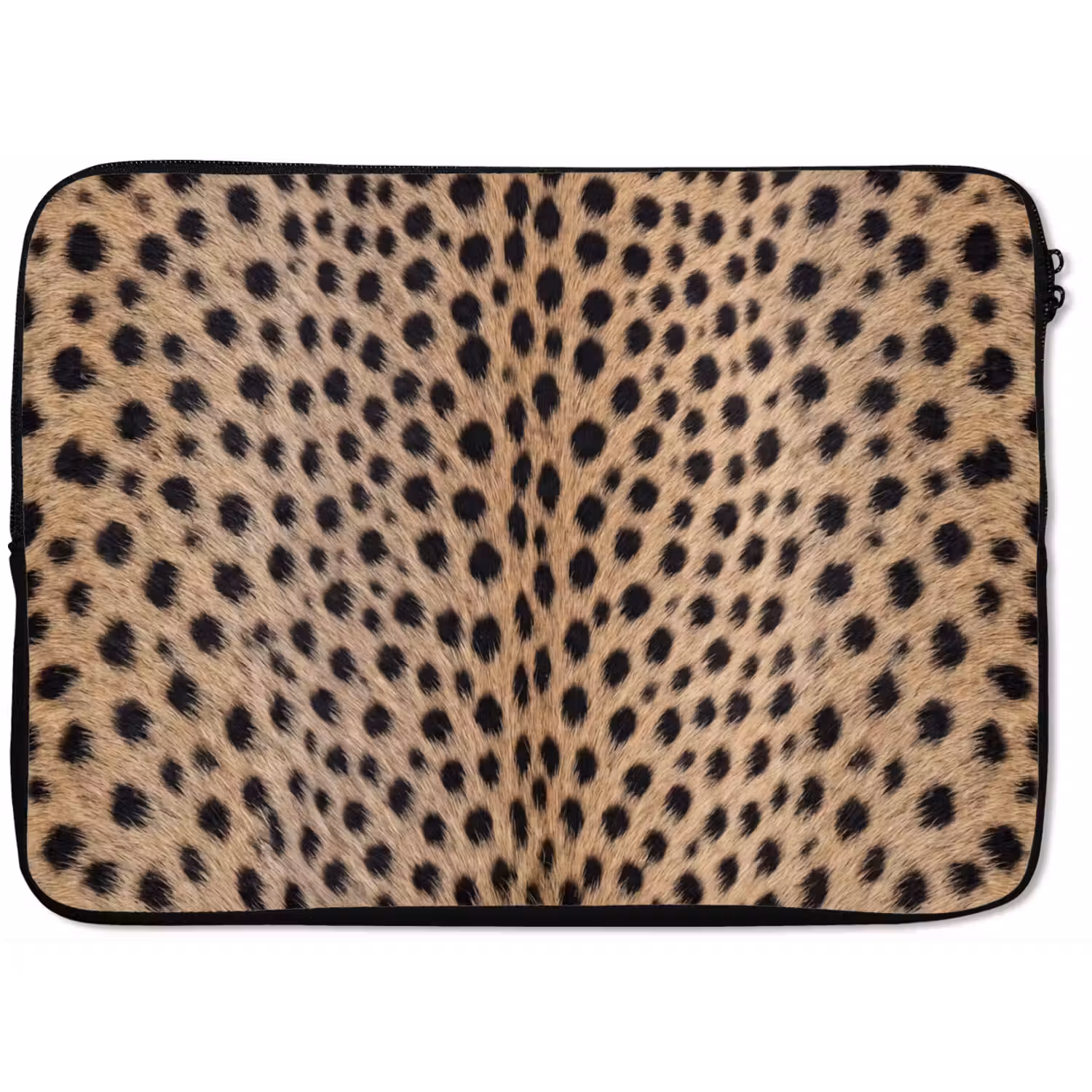 Vacht - Jachtluipaard - Zwart - Wit laptophoes neopreen klein -zkaufland3dotto
