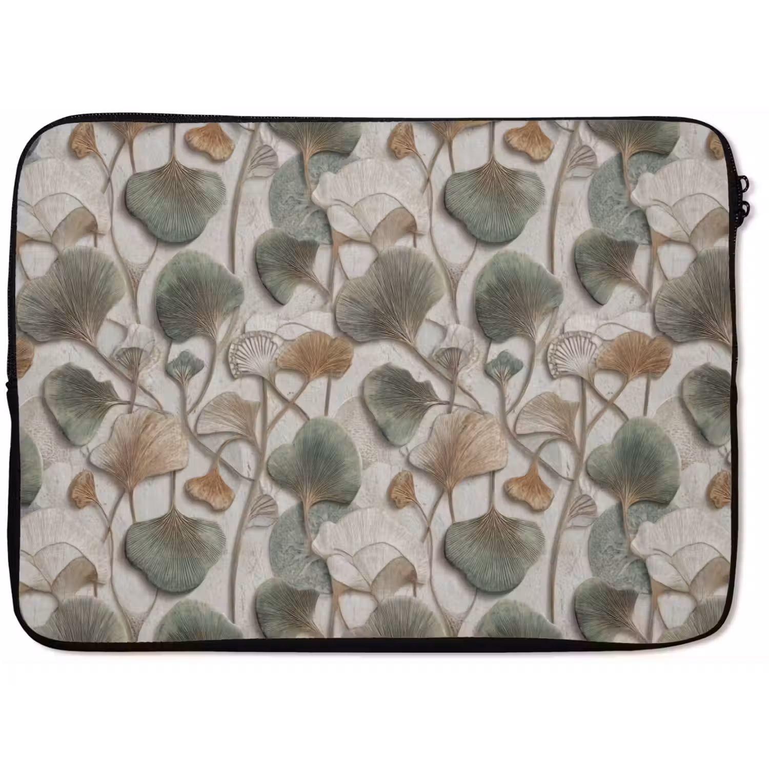 Elegant - Bladeren - Groen laptophoes neopreen klein 279 -zkaufland3dotto