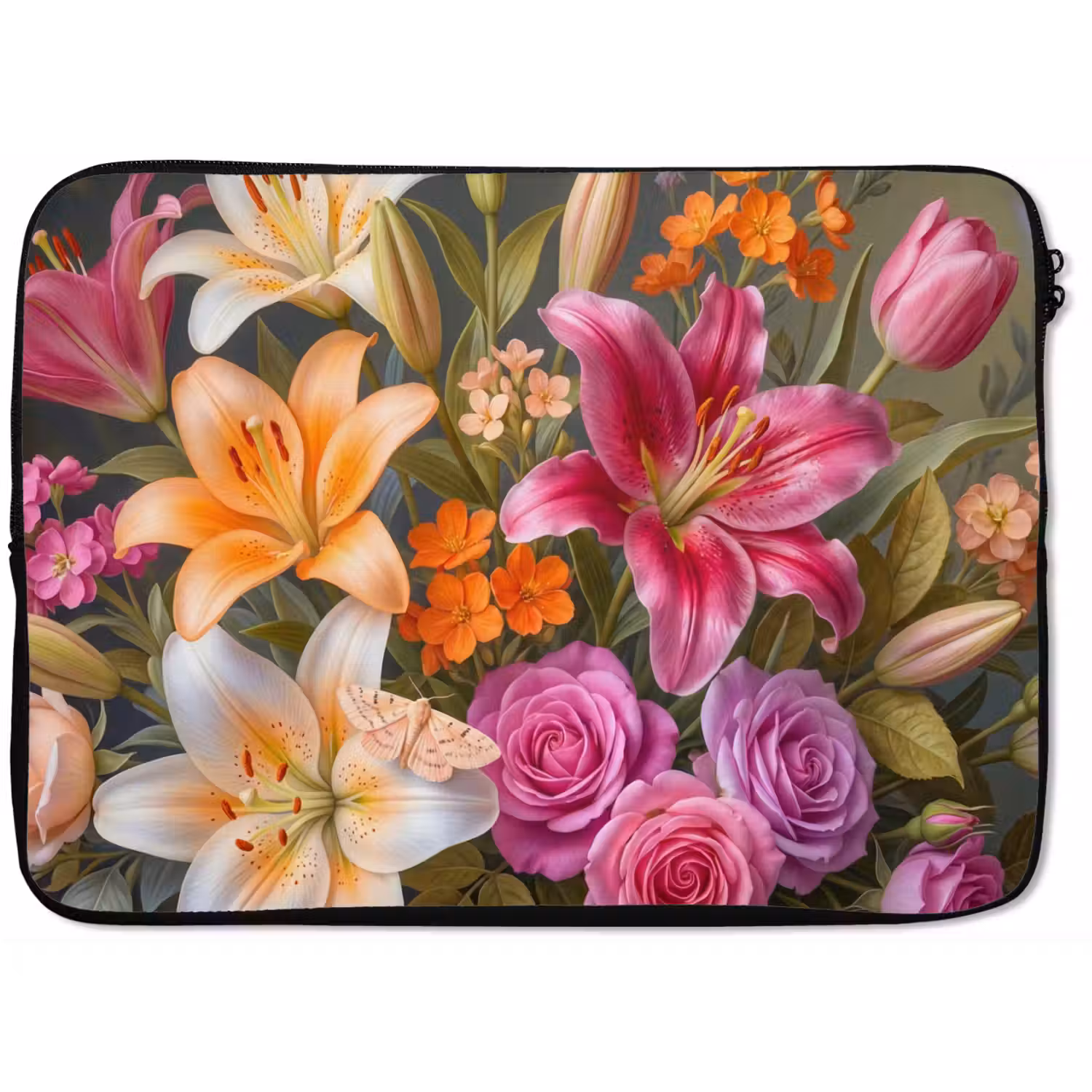 Bloemen - Boeket - Natuur - Kleurrijk - Modern laptophoes neopreen klein -zkaufland3dotto