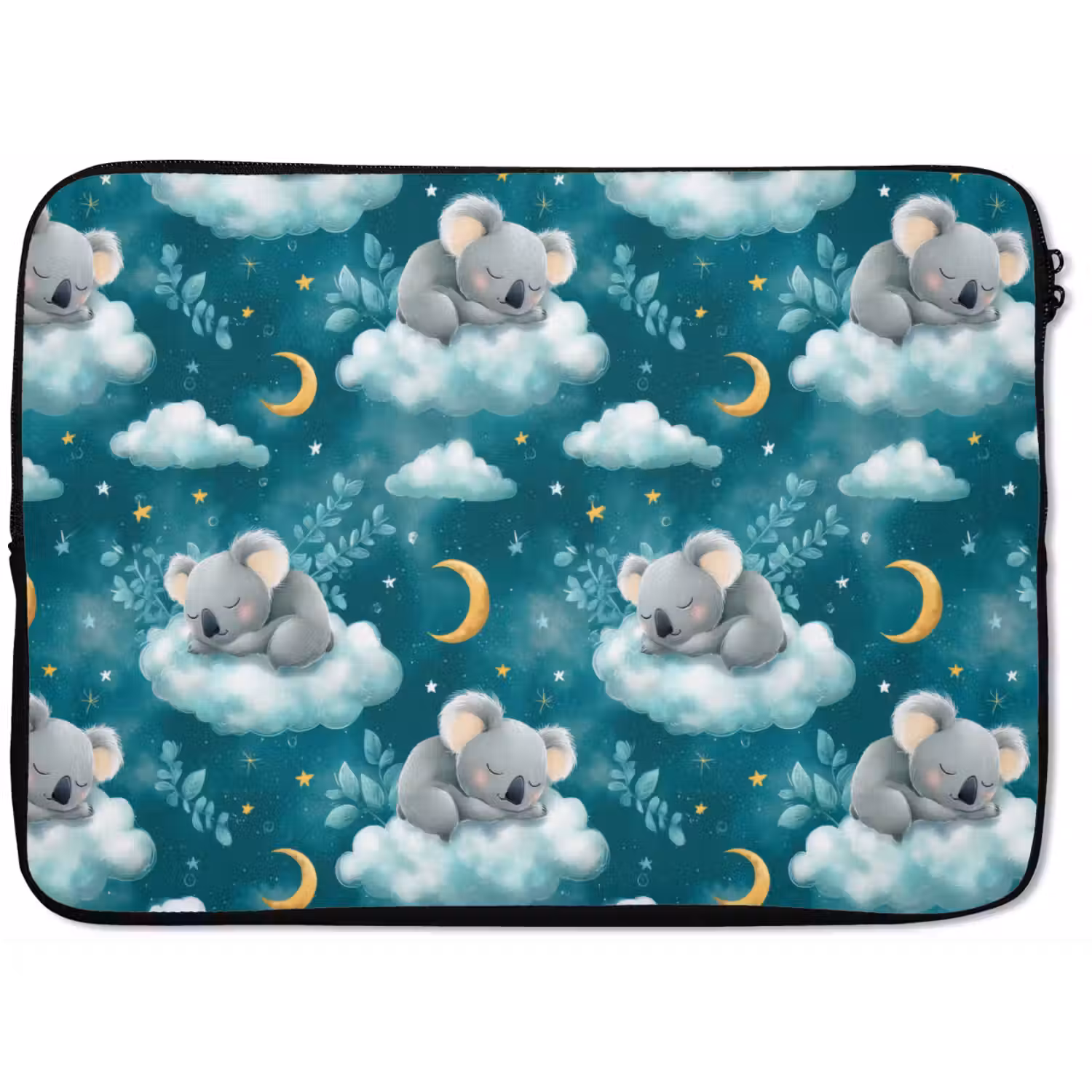 Koala's - Betoverend - Blauw laptophoes neopreen klein 279 -zkaufland3dotto