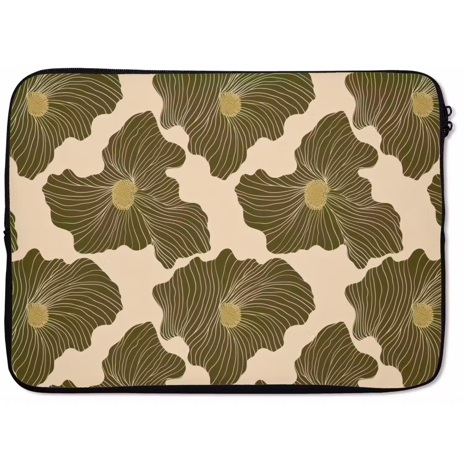 Modern - Abstract - Groen laptophoes neopreen klein 279 -zkaufland3dotto