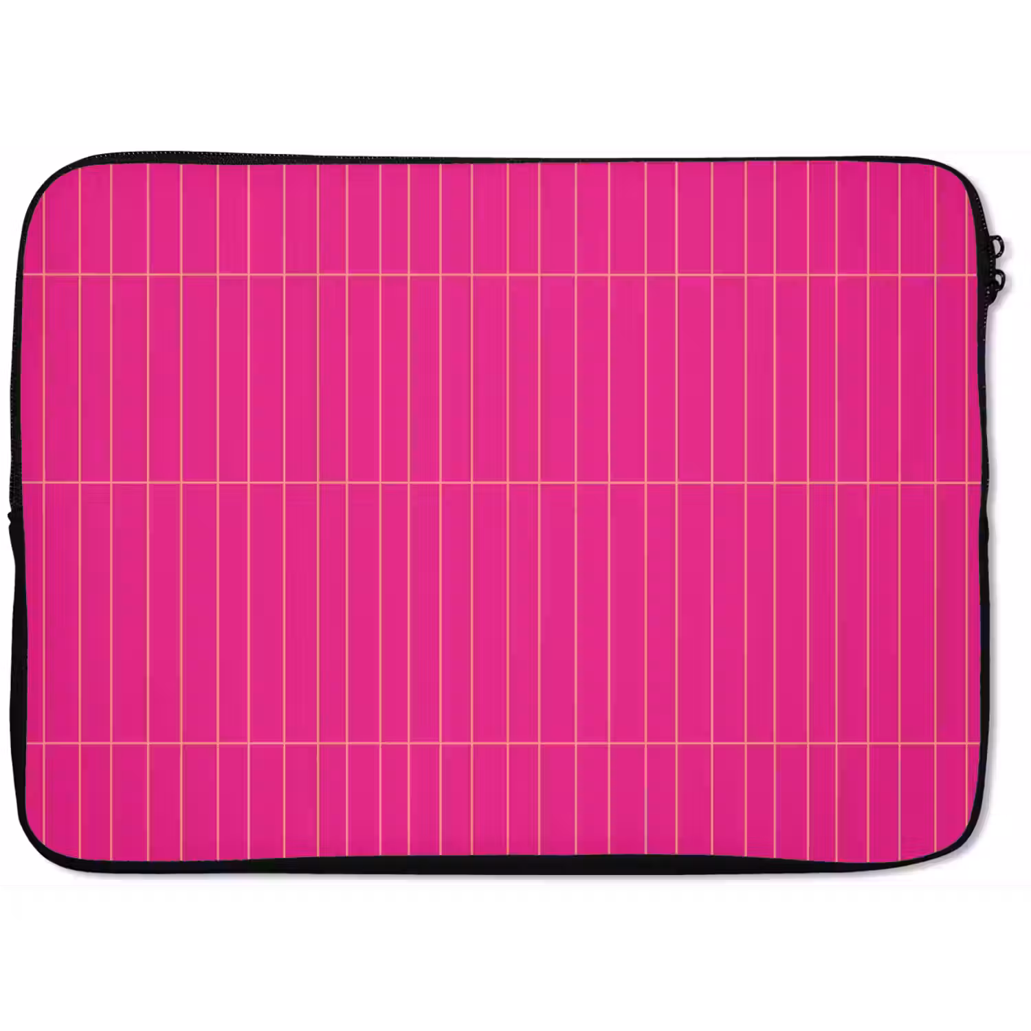 Patroon - Tegel - Magenta - Roze laptophoes neopreen klein 279 -zkaufland3dotto