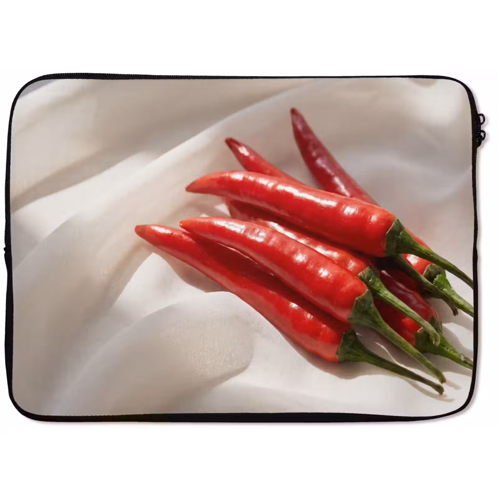 Laptop Sleeve - Pepper - Red - Food - Peper - Rood - Eten laptophoes neopreen klein