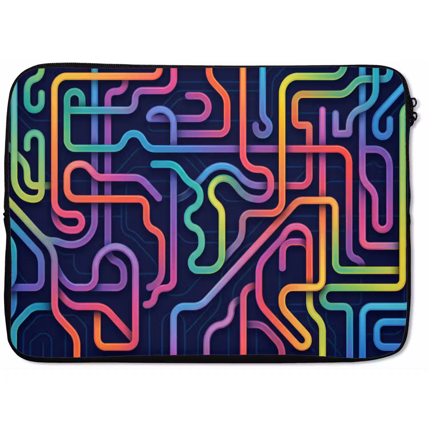 Retro - Abstract - Neon laptophoes neopreen klein -zkaufland3dotto