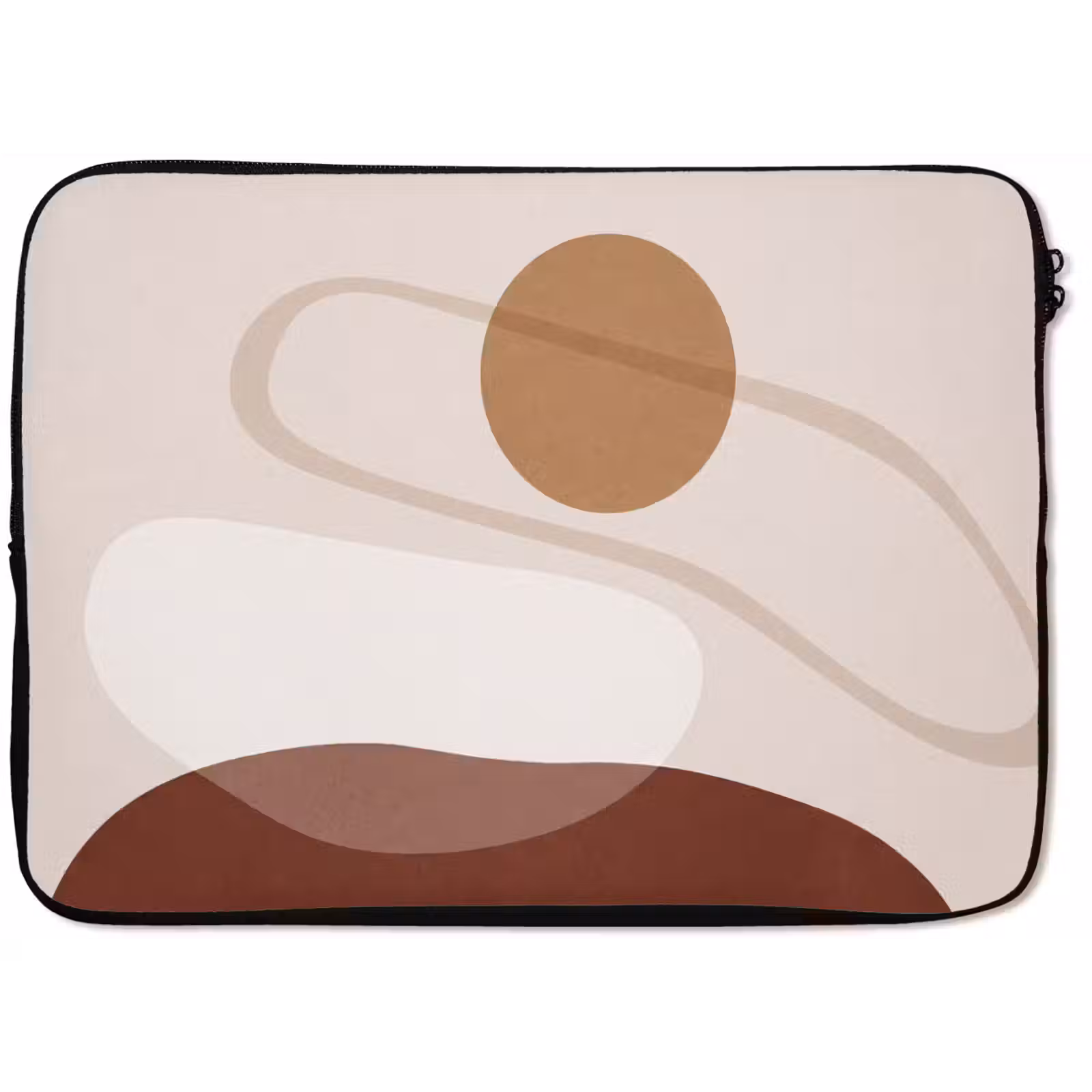 Laptop Sleeve - Shapes - Organic - Art - Vormen - Organisch - Kunst laptophoes neopreen klein