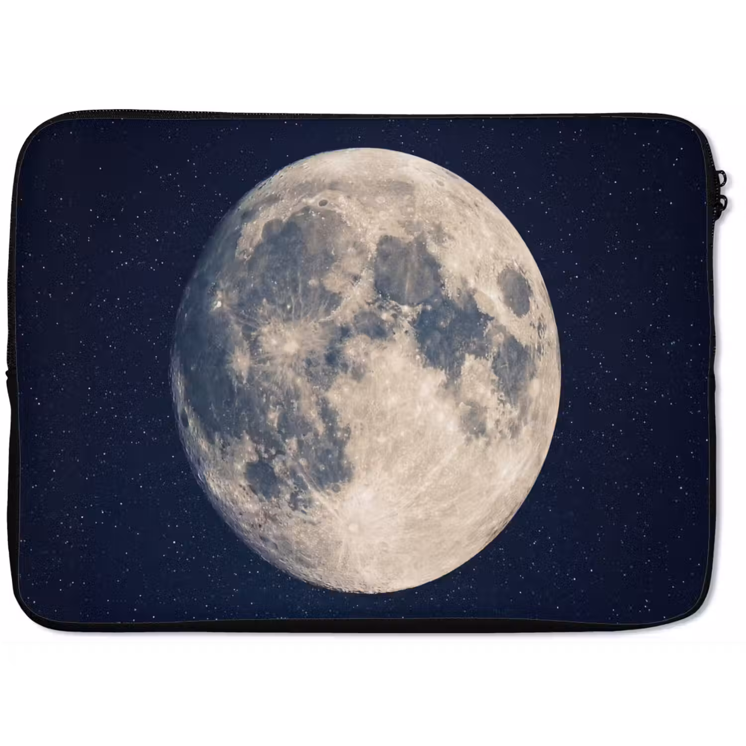Ruimte - Maan - Kosmos laptophoes neopreen klein -zkaufland3dotto