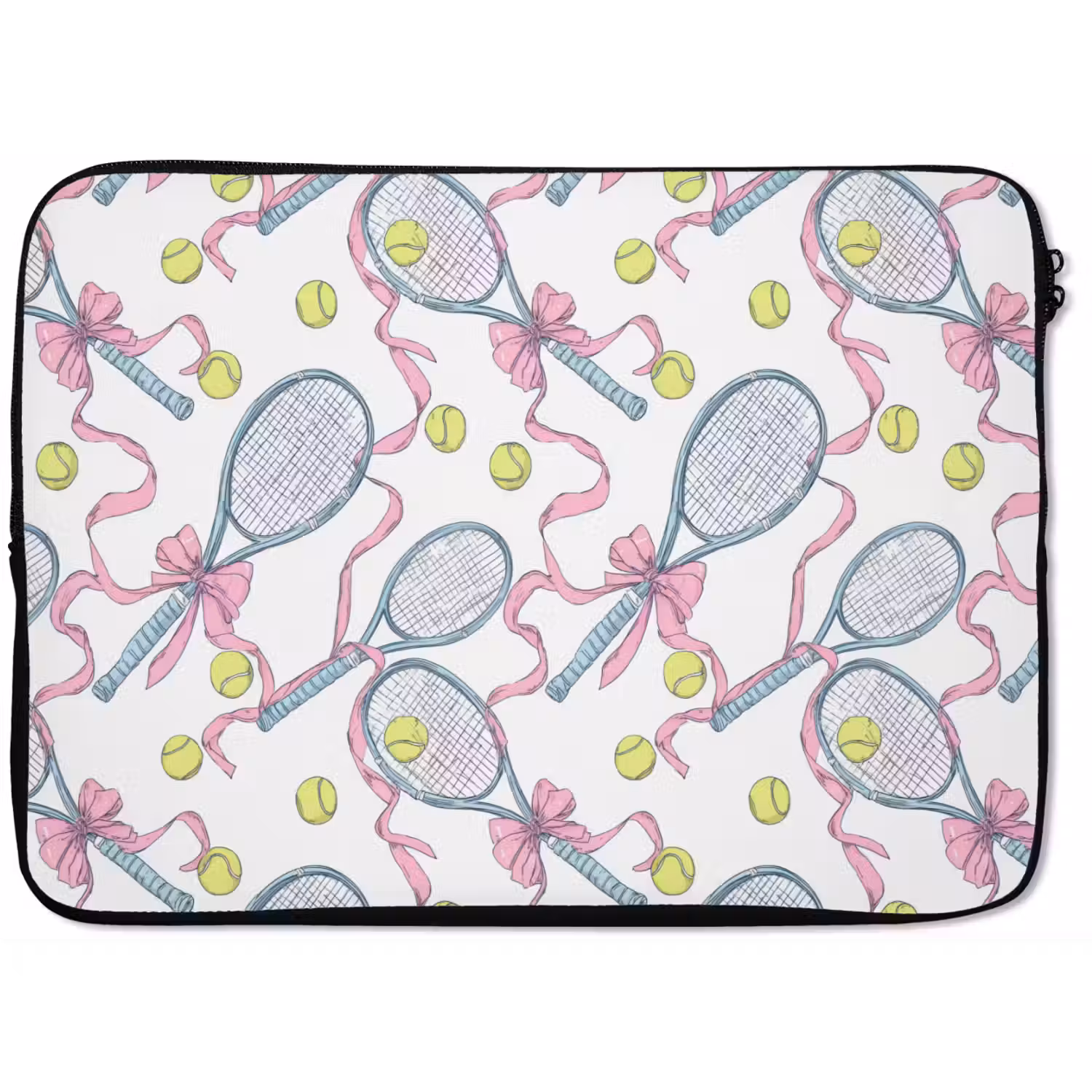 Tennis - Strikken - Kleurrijk laptophoes neopreen klein 279 -zkaufland3dotto