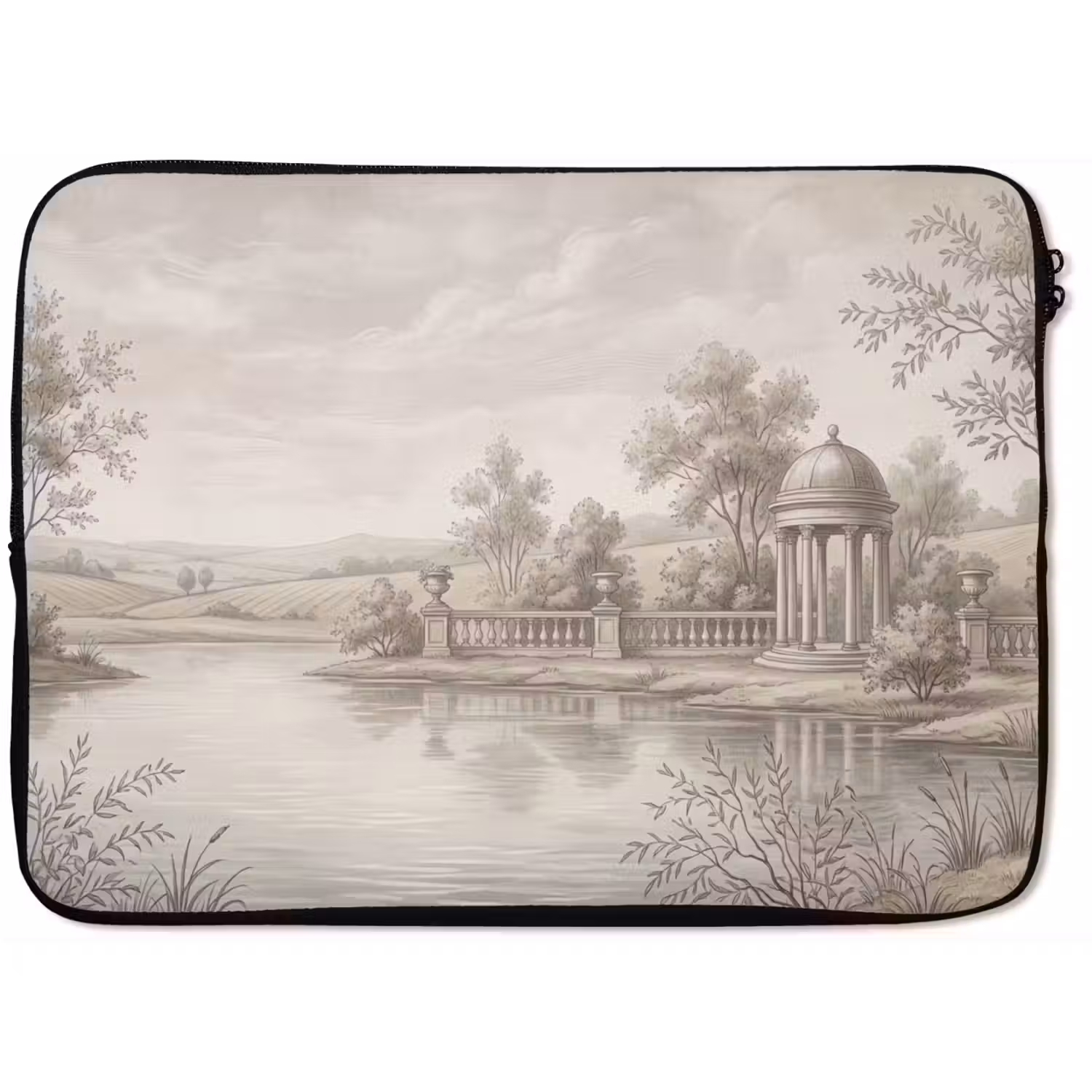 Terras - Water - Natuur - Landschap laptophoes neopreen klein -zkaufland3dotto