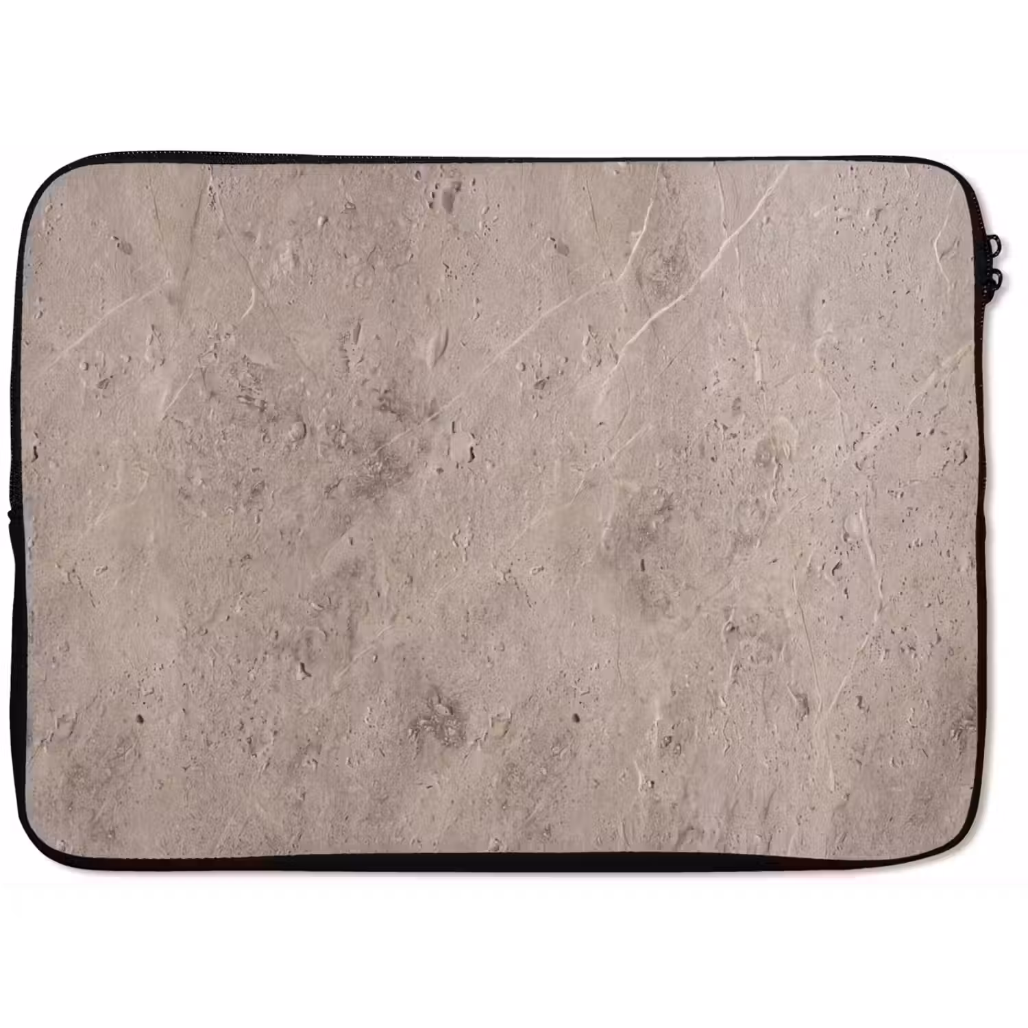 Textuur - Steen - Patroon - Rustiek - Beige laptophoes neopreen klein -zkaufland3dotto
