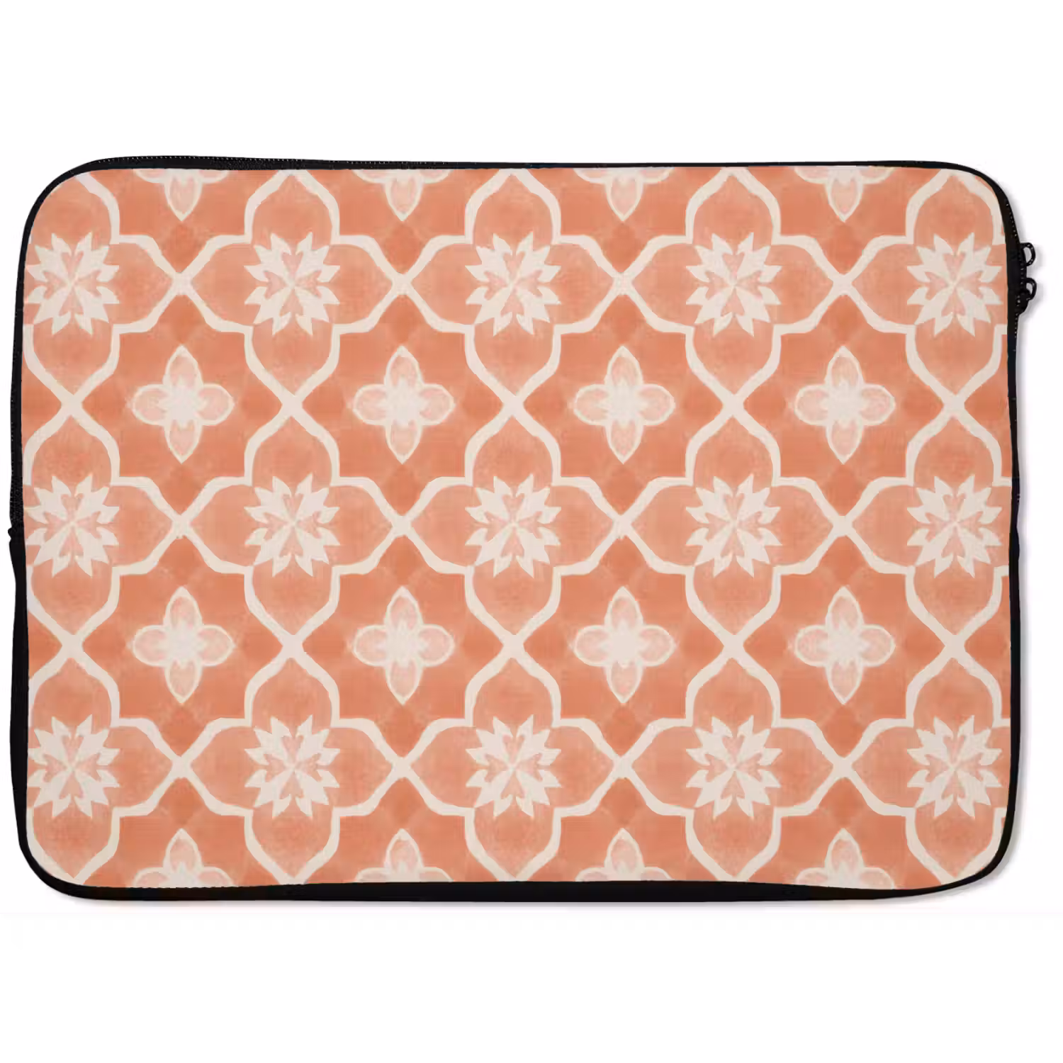 Tegelpatroon - Arabesk - Vintage - Terracotta laptophoes neopreen klein 279 -zkaufland3dotto