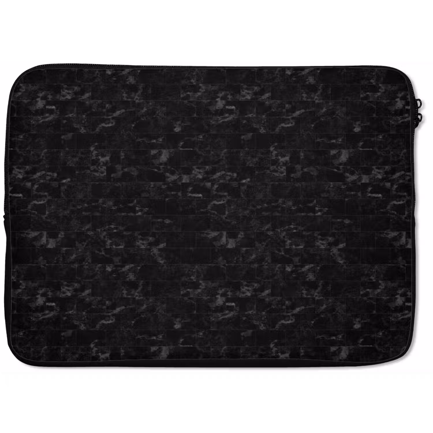 Tegels - Patroon - Marmer - Zwart laptophoes neopreen klein 279 -zkaufland3dotto