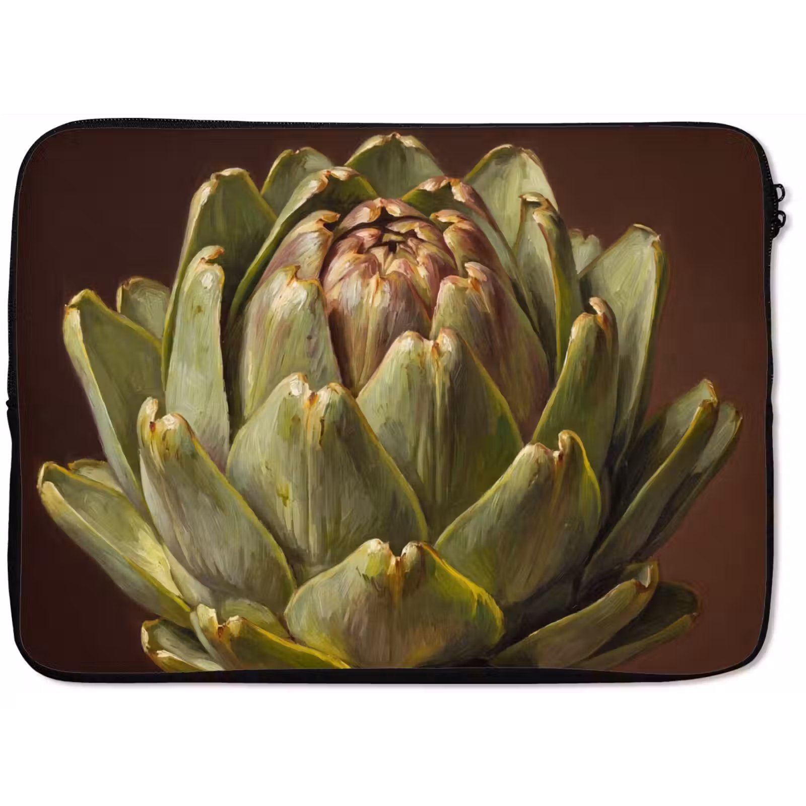 Laptop Sleeve - Vegetable - Artichoke - Green - Groente - Artisjok - Groen laptophoes neopreen klein