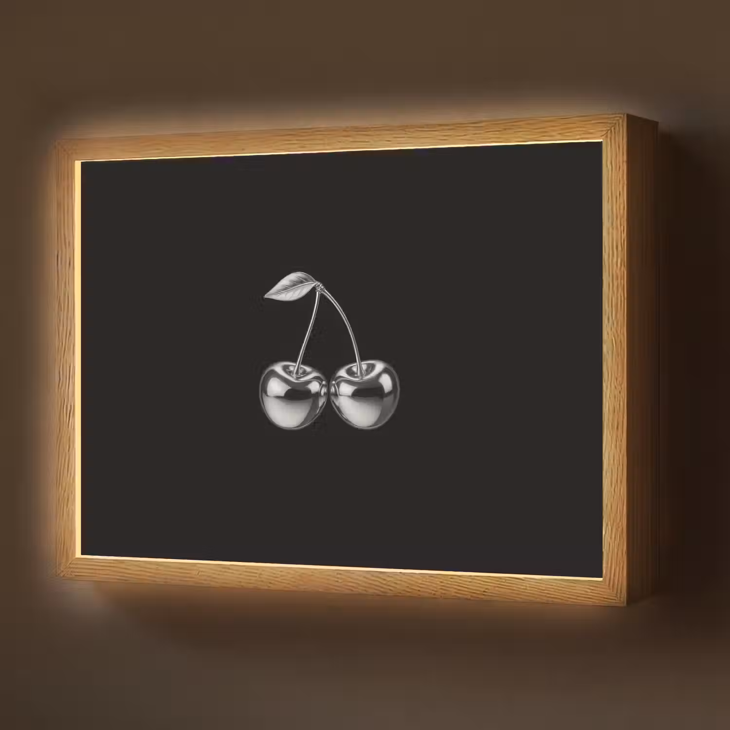Kers - Luxueus - Metallic Light Box met batterij (Wandlamp) middel -z3d_website