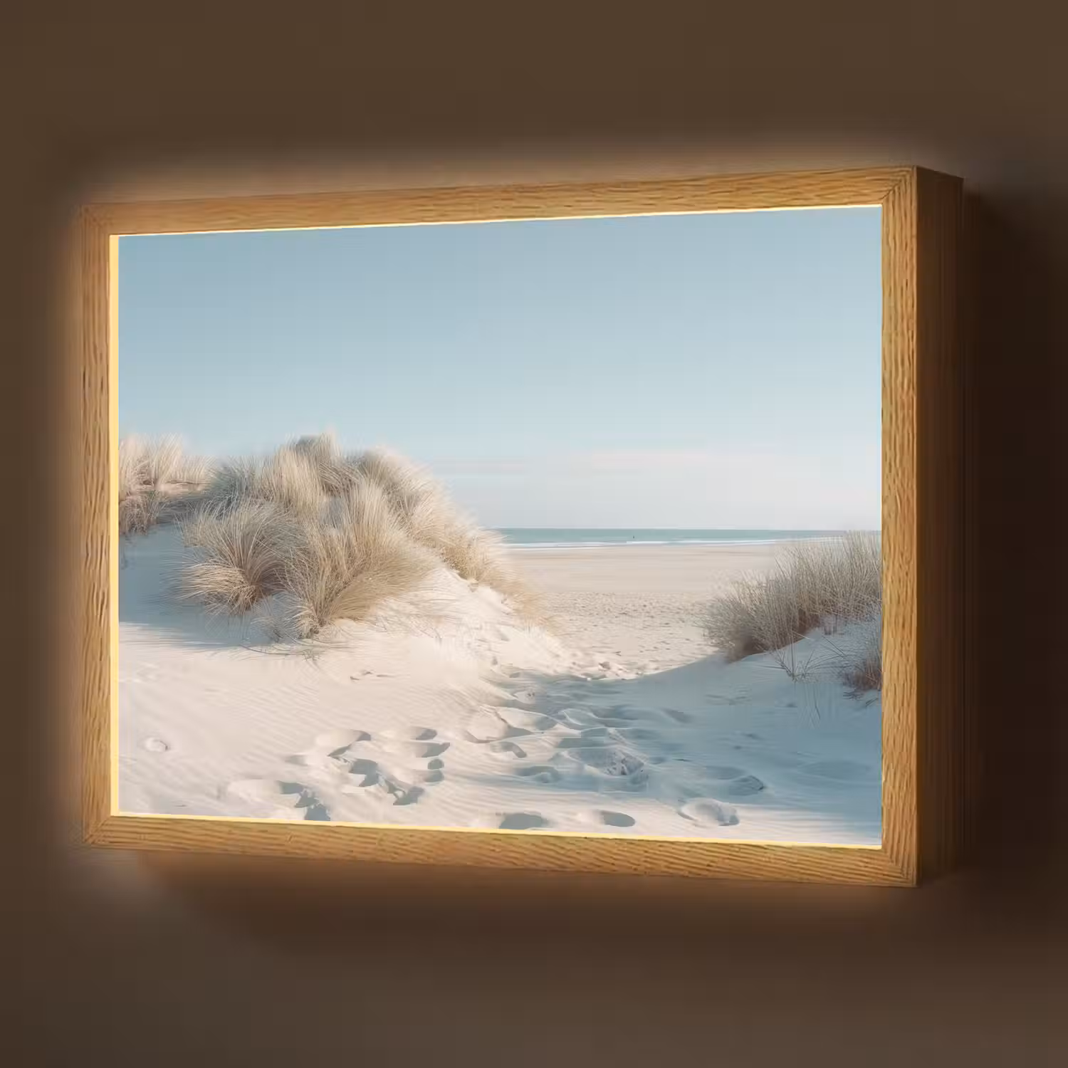 Duinen - Planten - Zomer - Natuur Light Box met batterij (Wandlamp) middel -z3d_website
