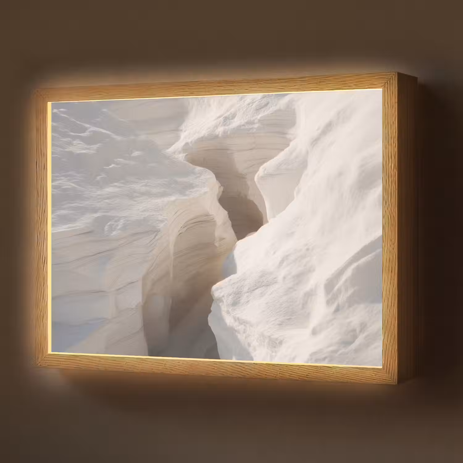 Kloof - Wit - Sneeuw Light Box met batterij (Wandlamp) middel -z3d_website