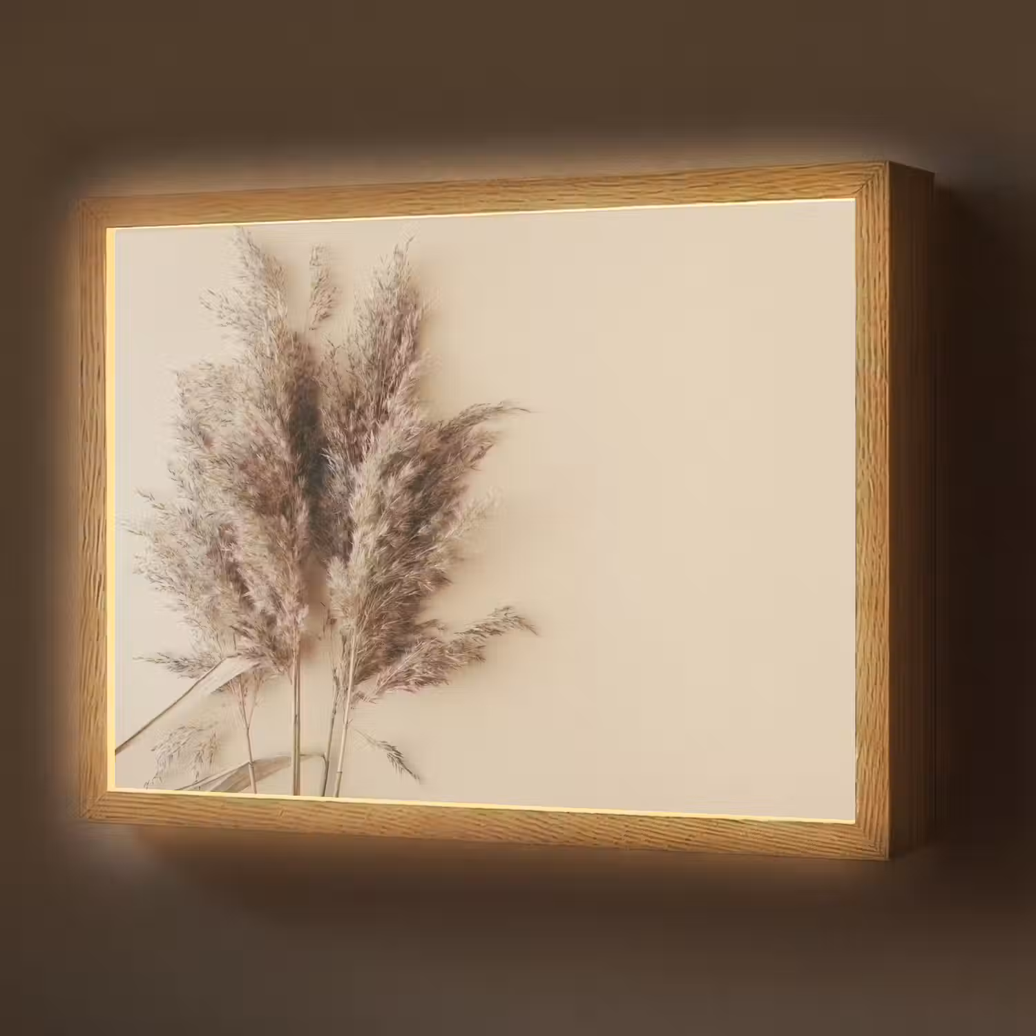 Graan - Pastel - Natuur Light Box met batterij (Wandlamp) middel -z3d_website
