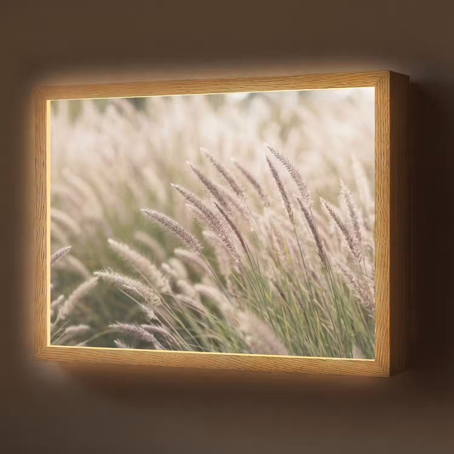 Gras - Close up - Groen Light Box met batterij (Wandlamp) middel -z3d_website