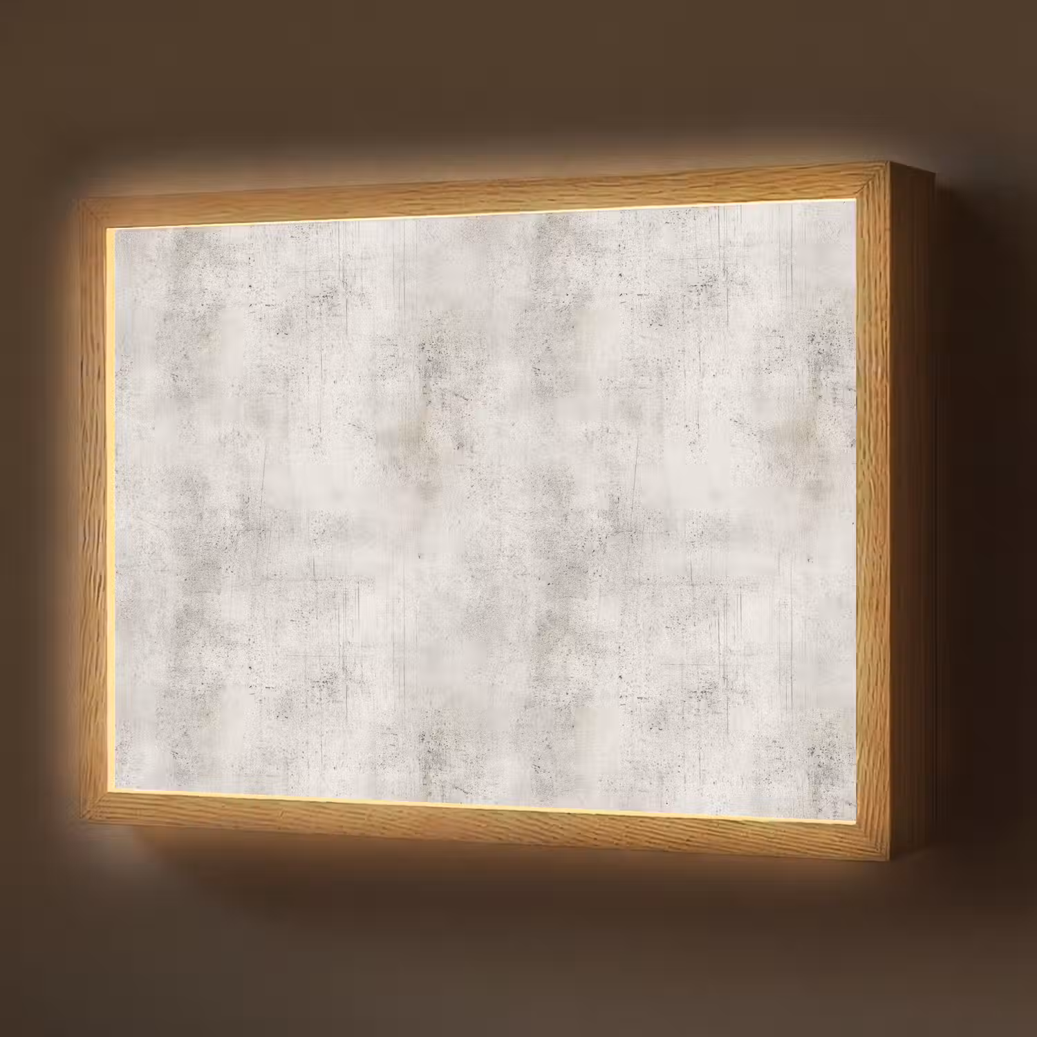 Grijs - Beton - Verweerd Light Box met batterij (Wandlamp) middel 907 -z3d_website