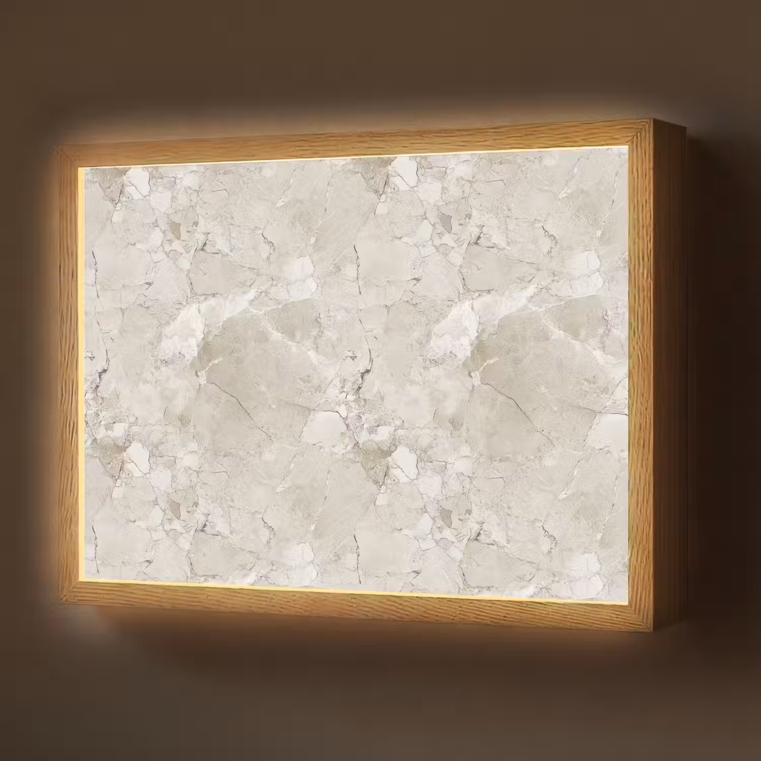 Marmer - Grijs - Aders Light Box met batterij (Wandlamp) middel 907 -z3d_website