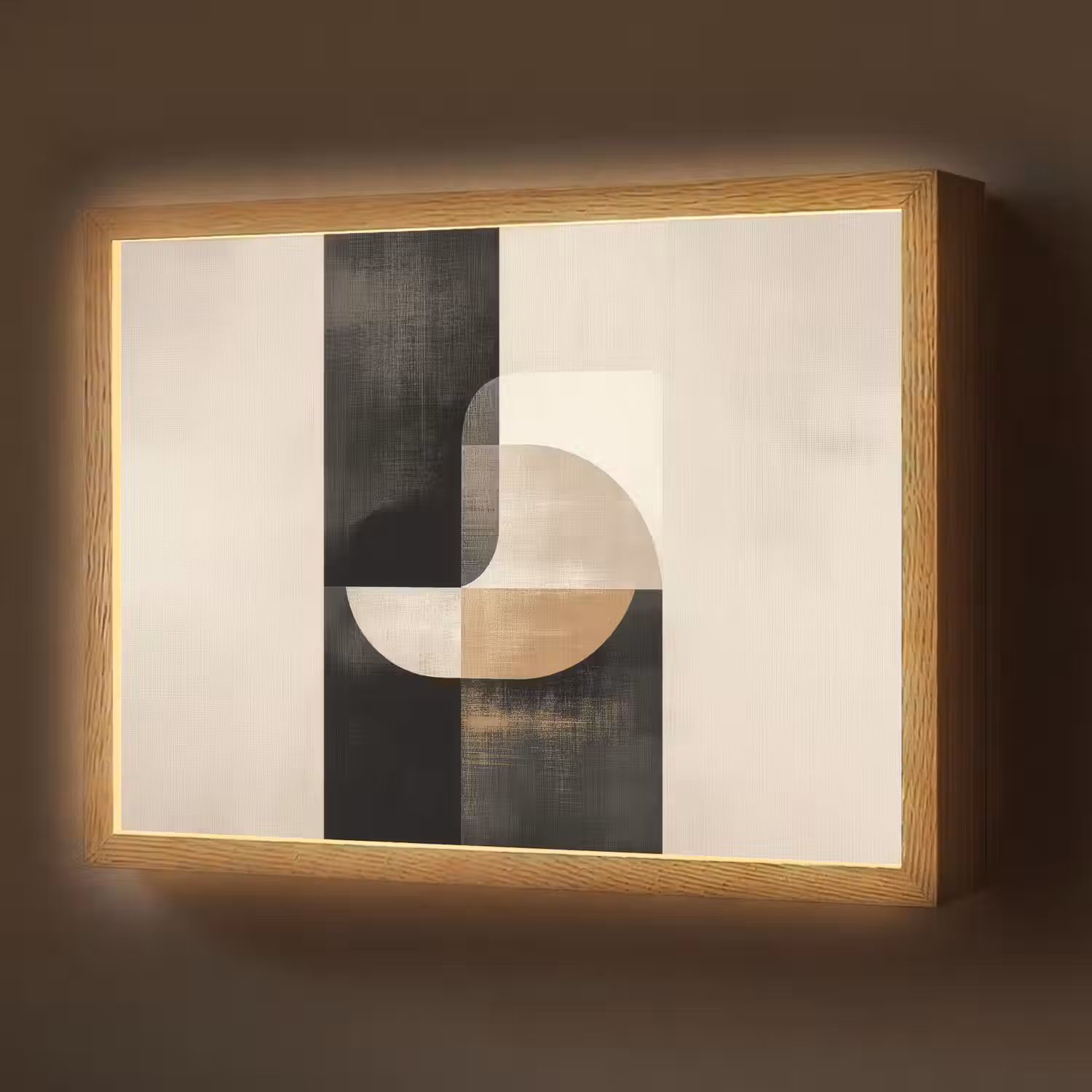 Modern - Vierkant - Vormen Light Box met batterij (Wandlamp) middel -z3d_website
