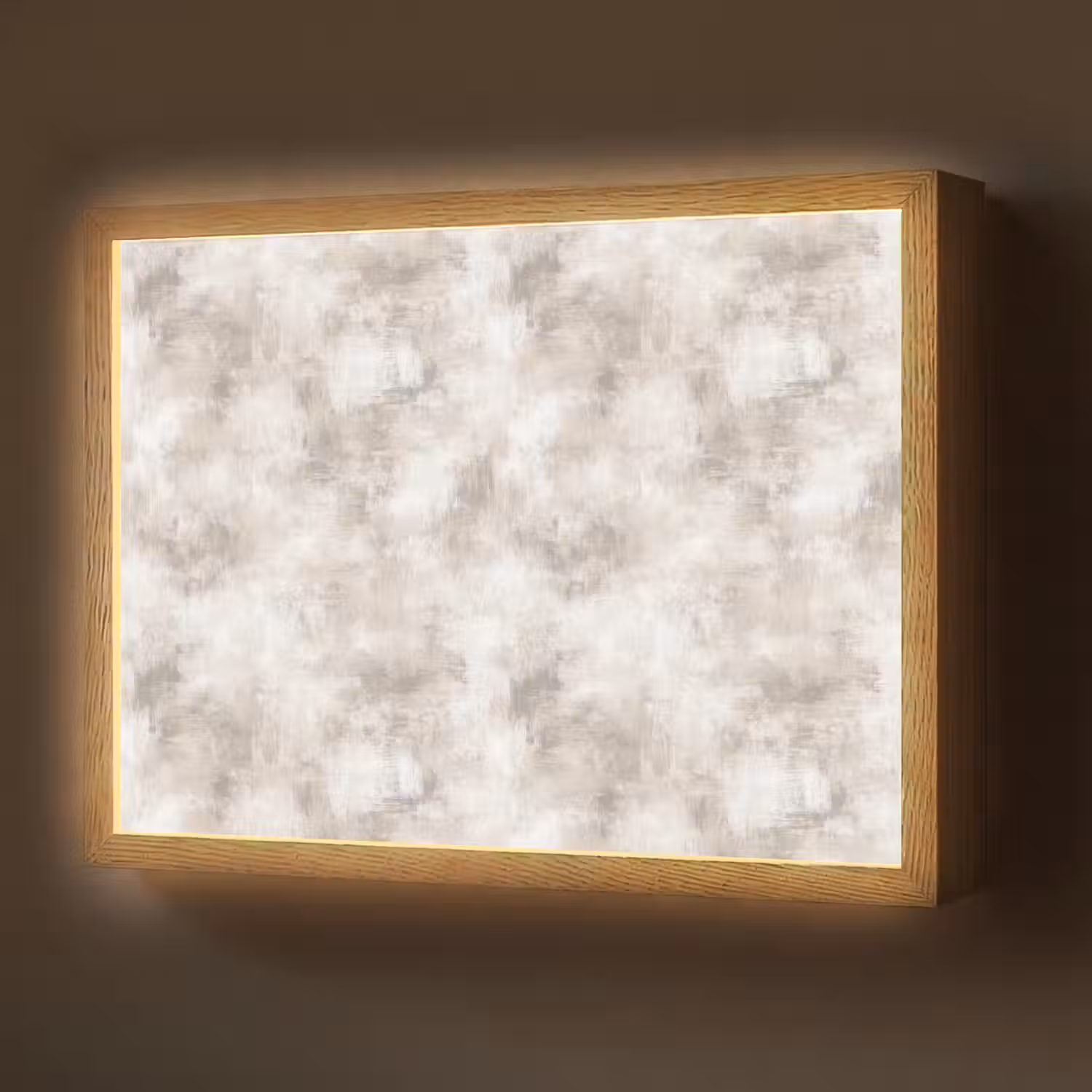 Organisch - Patroon - Gemêleerd Light Box met batterij (Wandlamp) middel 907 -z3d_website