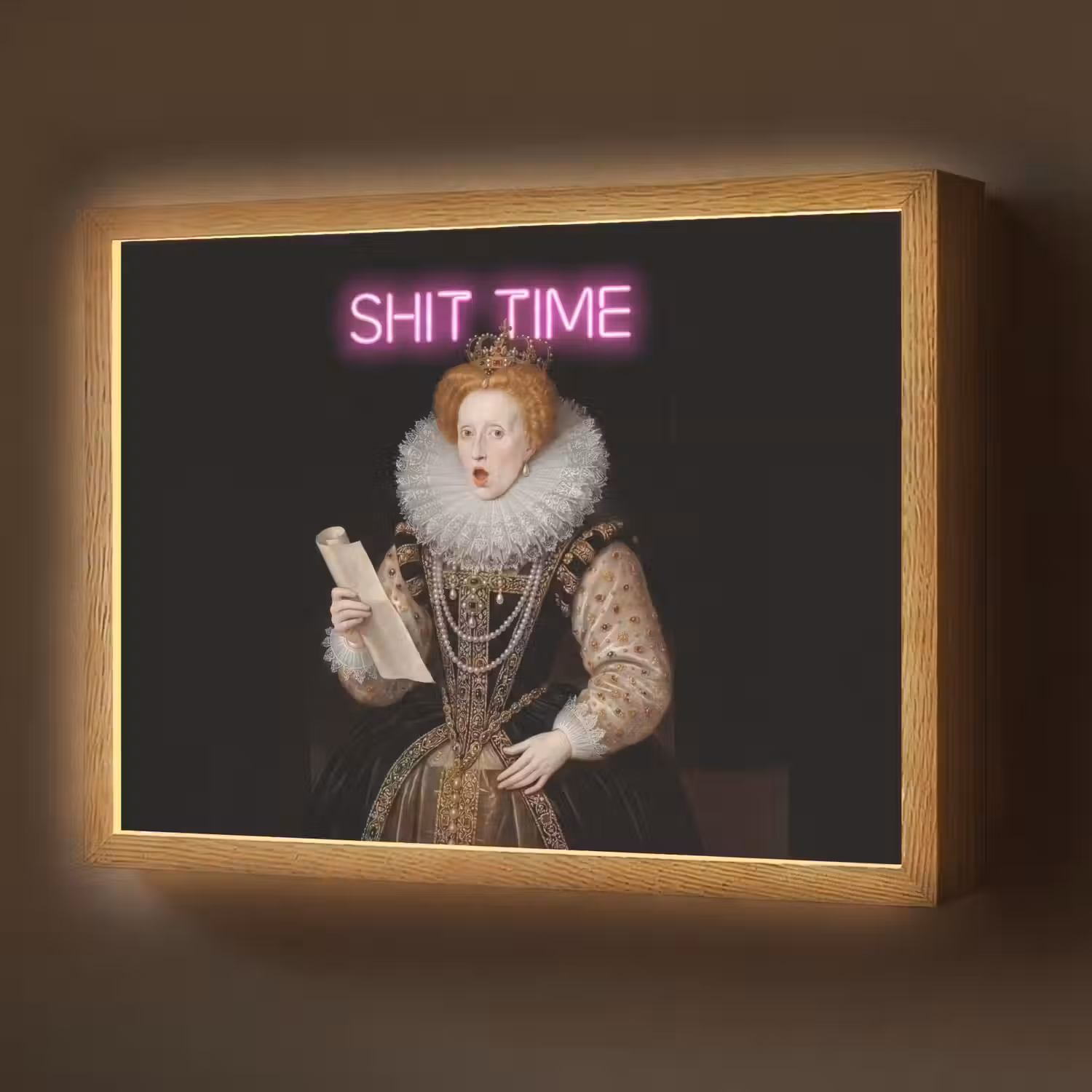 Portret - Humor - Neon Light Box met batterij (Wandlamp) middel -z3d_website