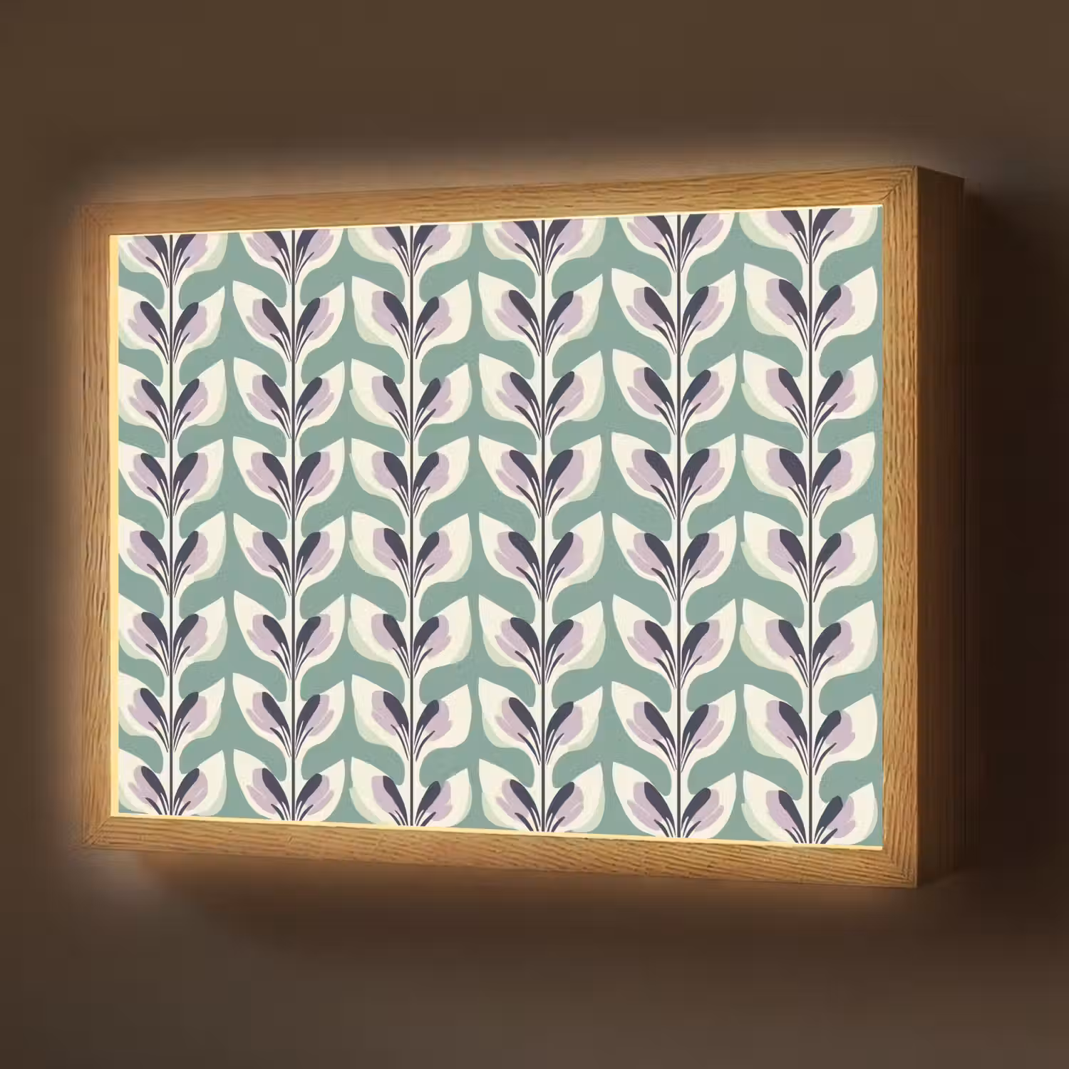 Retro - Modern - Groen Light Box met batterij (Wandlamp) middel 907 -z3d_website