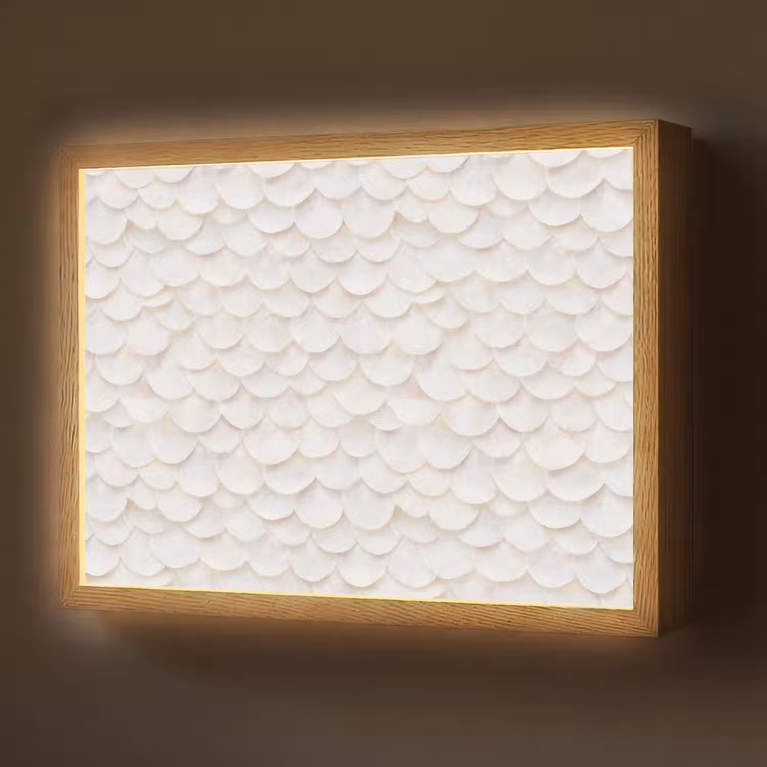 Schubben - Wit - Elegant Light Box met batterij (Wandlamp) middel 907 -z3d_website