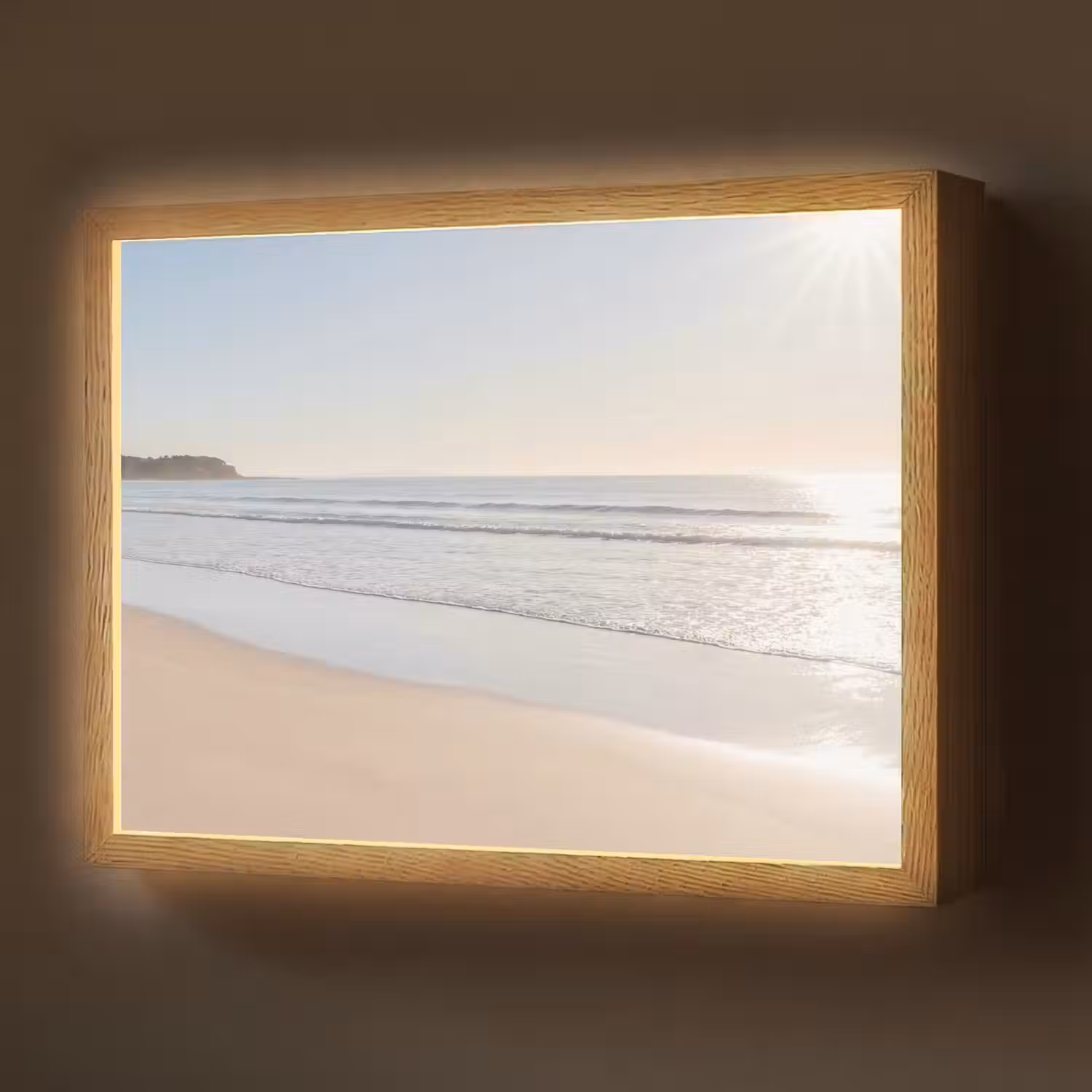 Zee - Zon - Zand Light Box met batterij (Wandlamp) middel -z3d_website