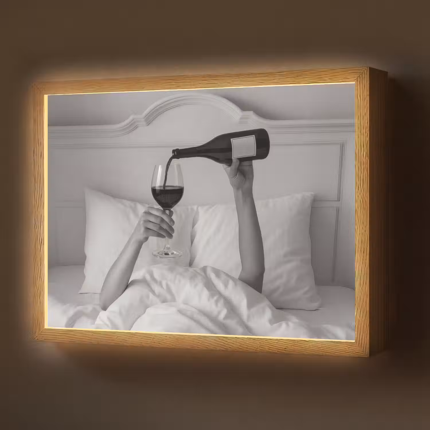 Lakens - Armen - Wijn - Glas Light Box met batterij (Wandlamp) middel -z3d_website