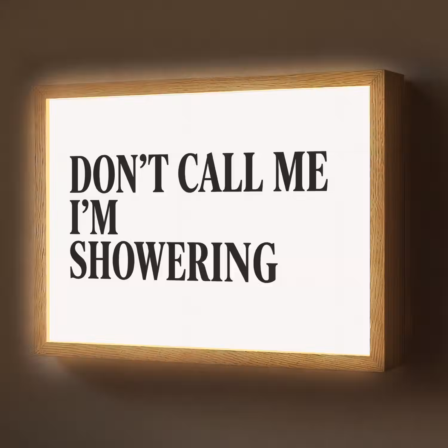 Tekst - Modern - Zwart - Wit Light Box met batterij (Wandlamp) middel -z3d_website