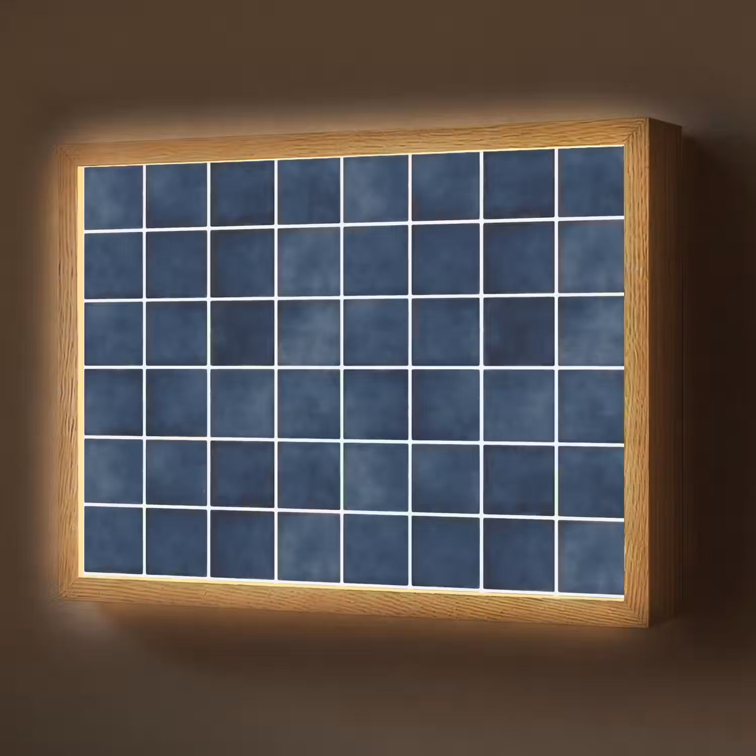 Tegel - Modern - Blauw Light Box met batterij (Wandlamp) middel 907 -z3d_website