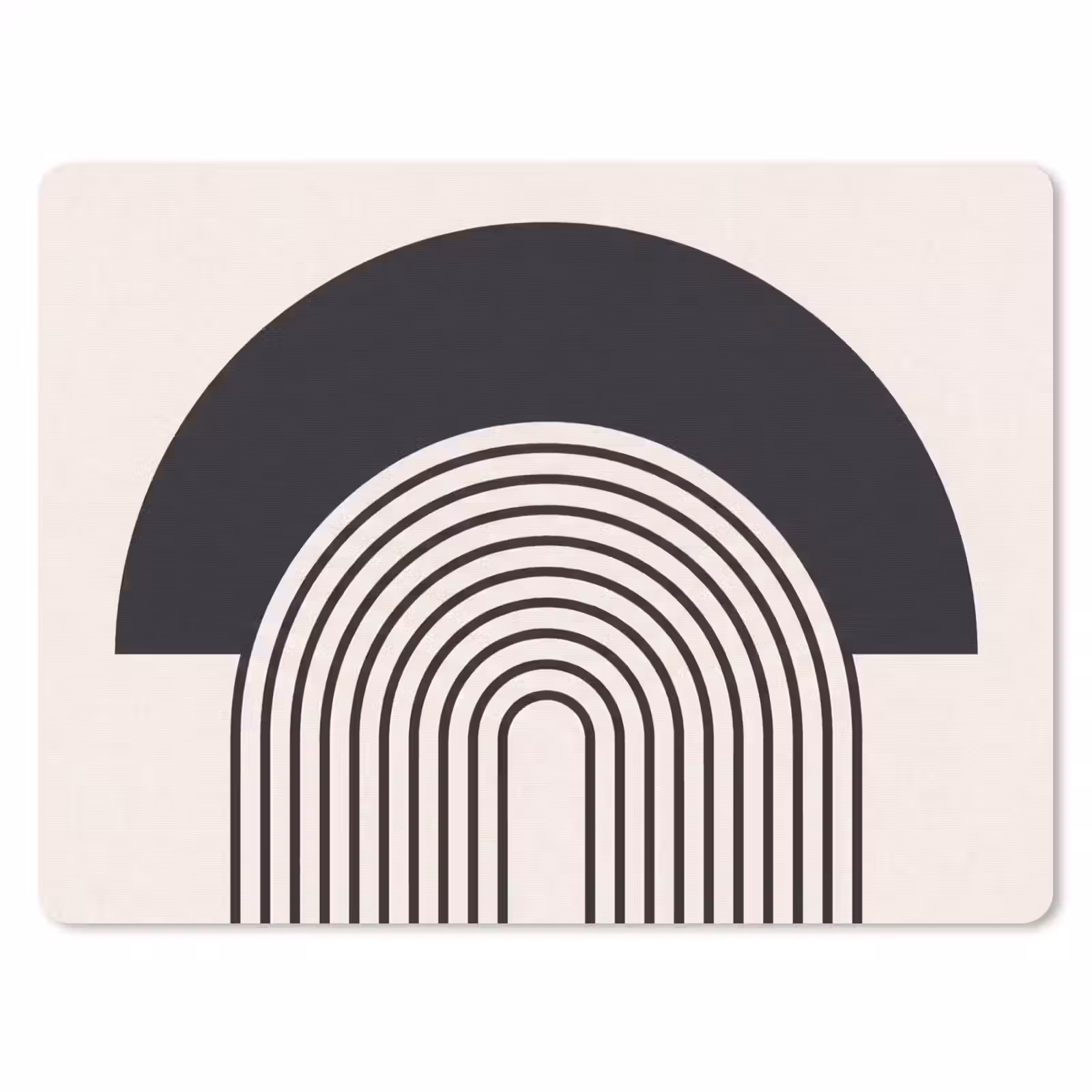Mouse Pad - Abstract - Arch - Modern - Abstract - Boog - Modern muismat rubber klein